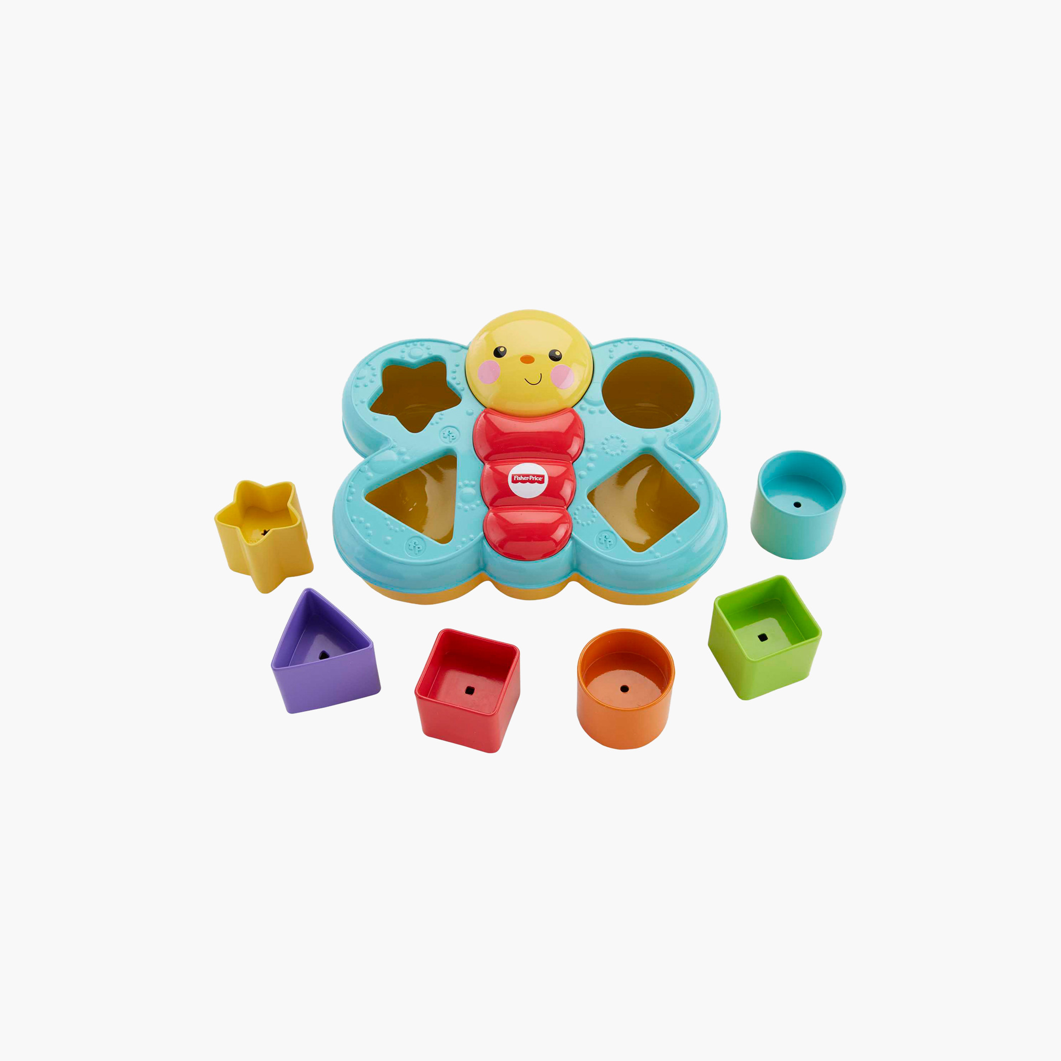Fisher-Price Butterfly Shape Sorter, baby blocks activity toy for ages 6 months and older-toys-babyandtoddlertoys-shapesorters-image-1