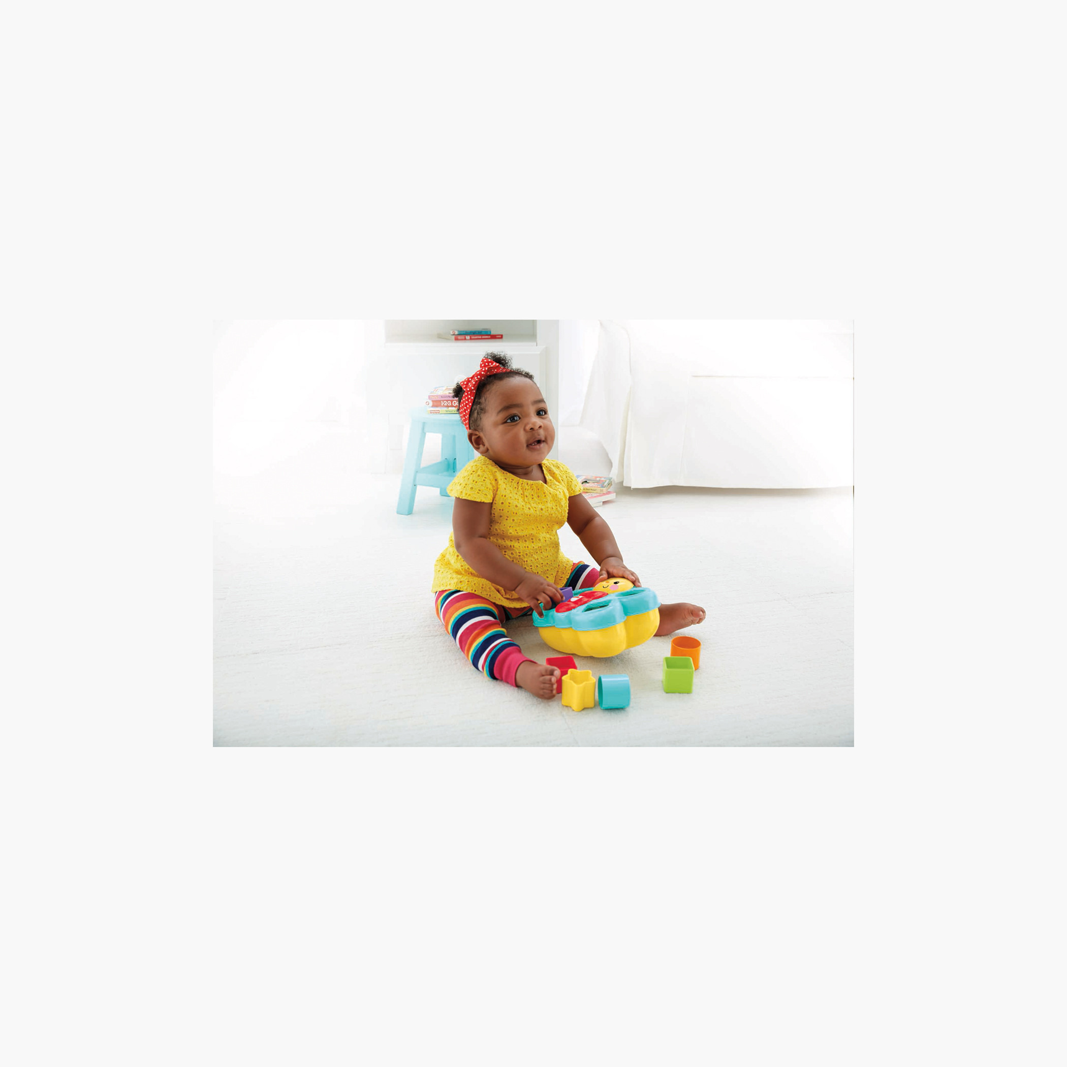 Fisher-Price Butterfly Shape Sorter, baby blocks activity toy for ages 6 months and older-toys-babyandtoddlertoys-shapesorters-image-2