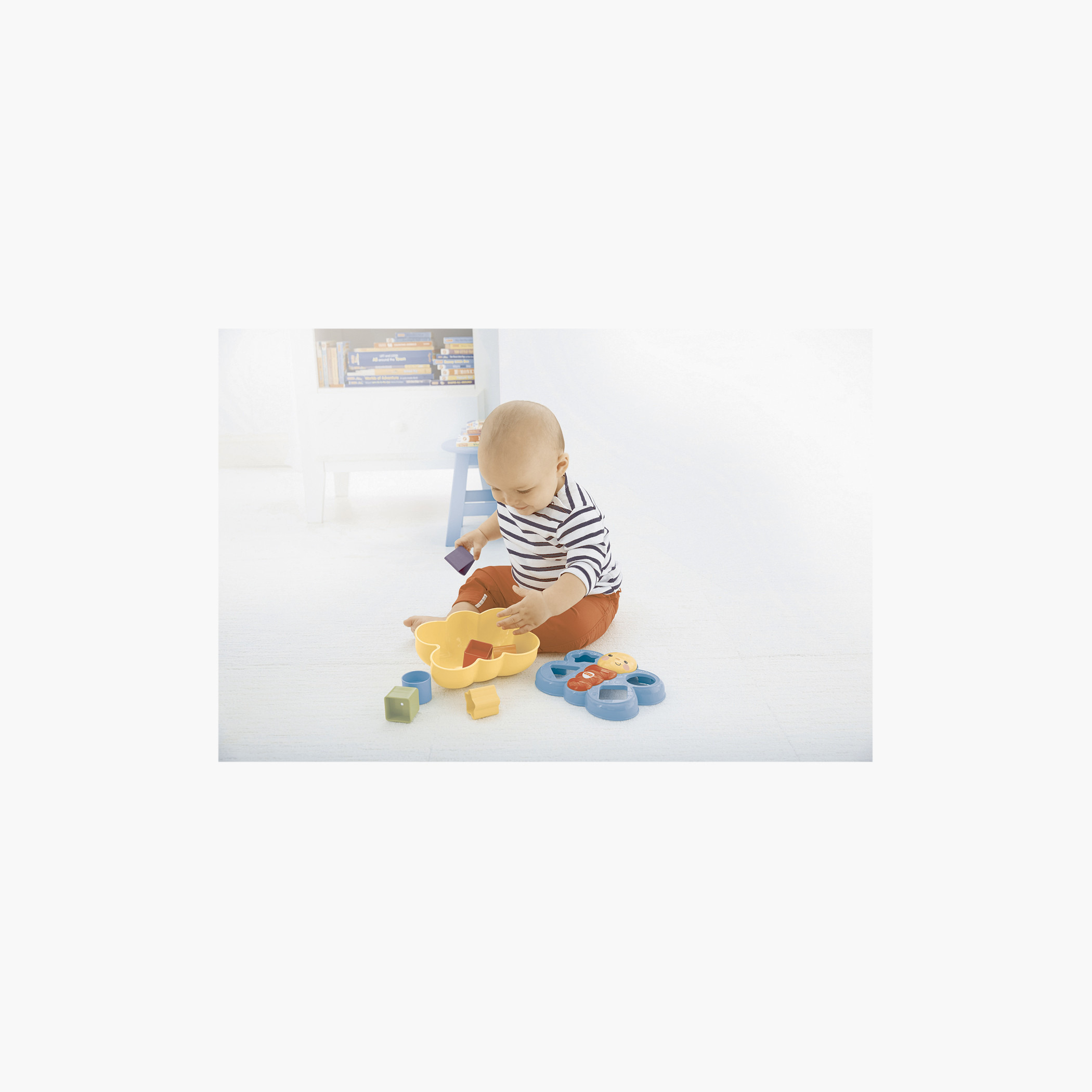 Fisher-Price Butterfly Shape Sorter, baby blocks activity toy for ages 6 months and older-toys-babyandtoddlertoys-shapesorters-image-3