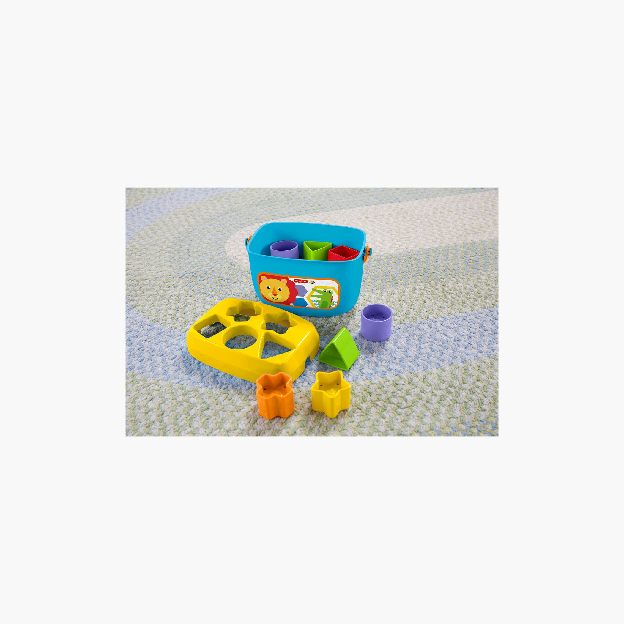 Fisher-Price Stacking Toy Baby’s First Blocks Set of 10 Shapes for Sorting Play -toys-babyandtoddlertoys-shapesorters-image-3
