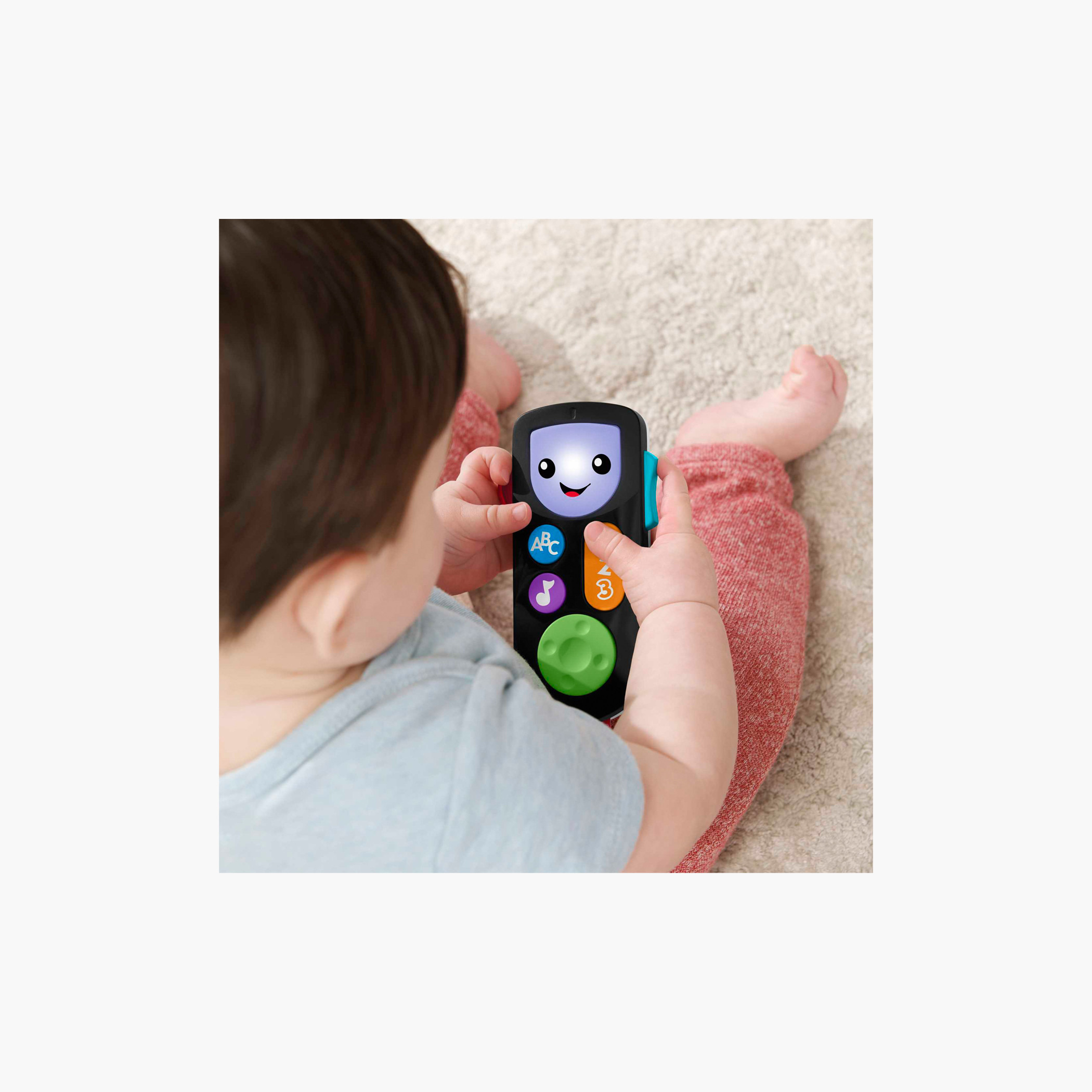 Fisher-Price Laugh & Learn Stream & Learn Remote - UK English Edition, Electronic Pretend Toy-toys-babyandtoddlertoys-lightsandmusicaltoys-image-3