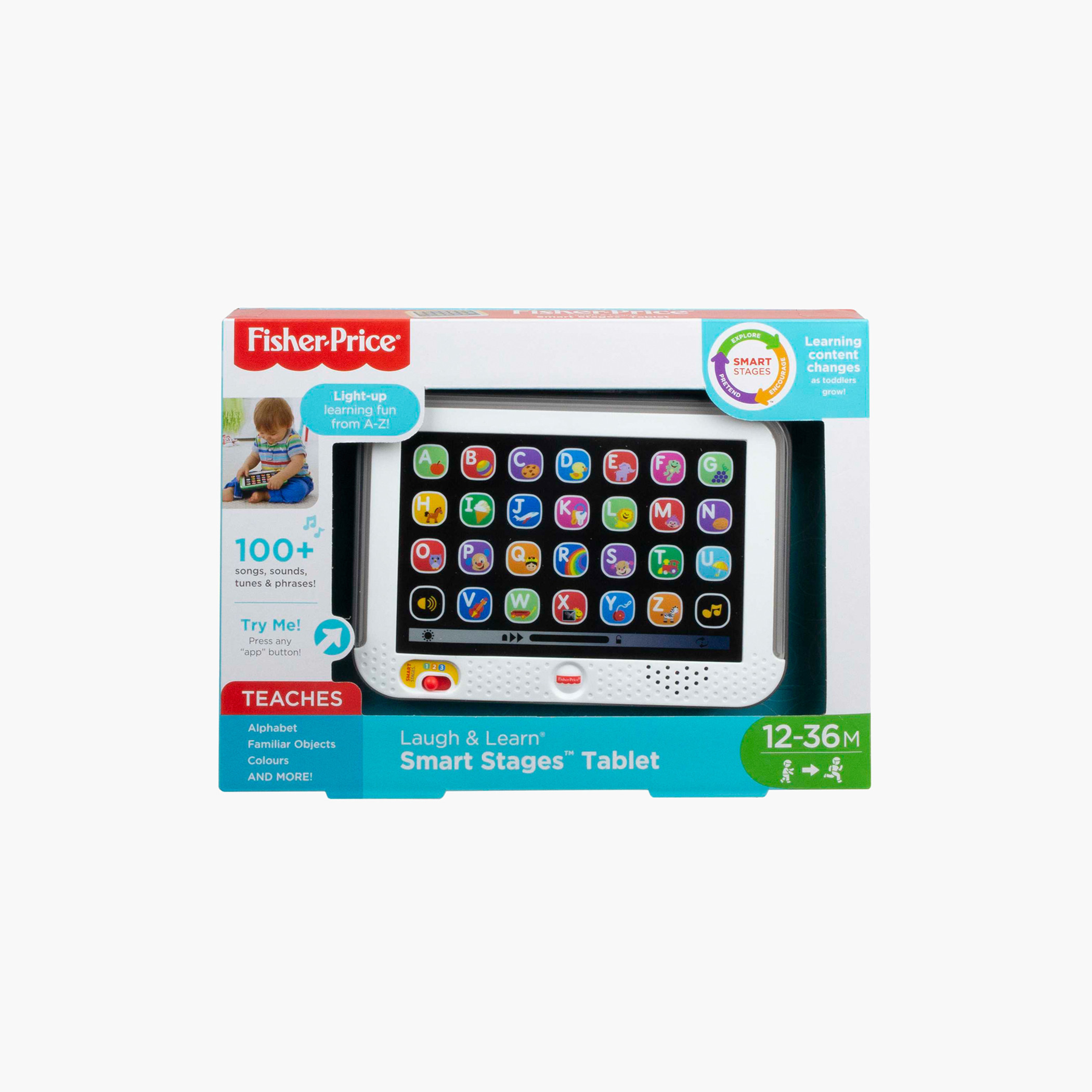 Fisher-Price Laugh & Learn Smart Stages Tablet Pretend Computer with Music & Lights-toys-babyandtoddlertoys-learningtoys-image-6
