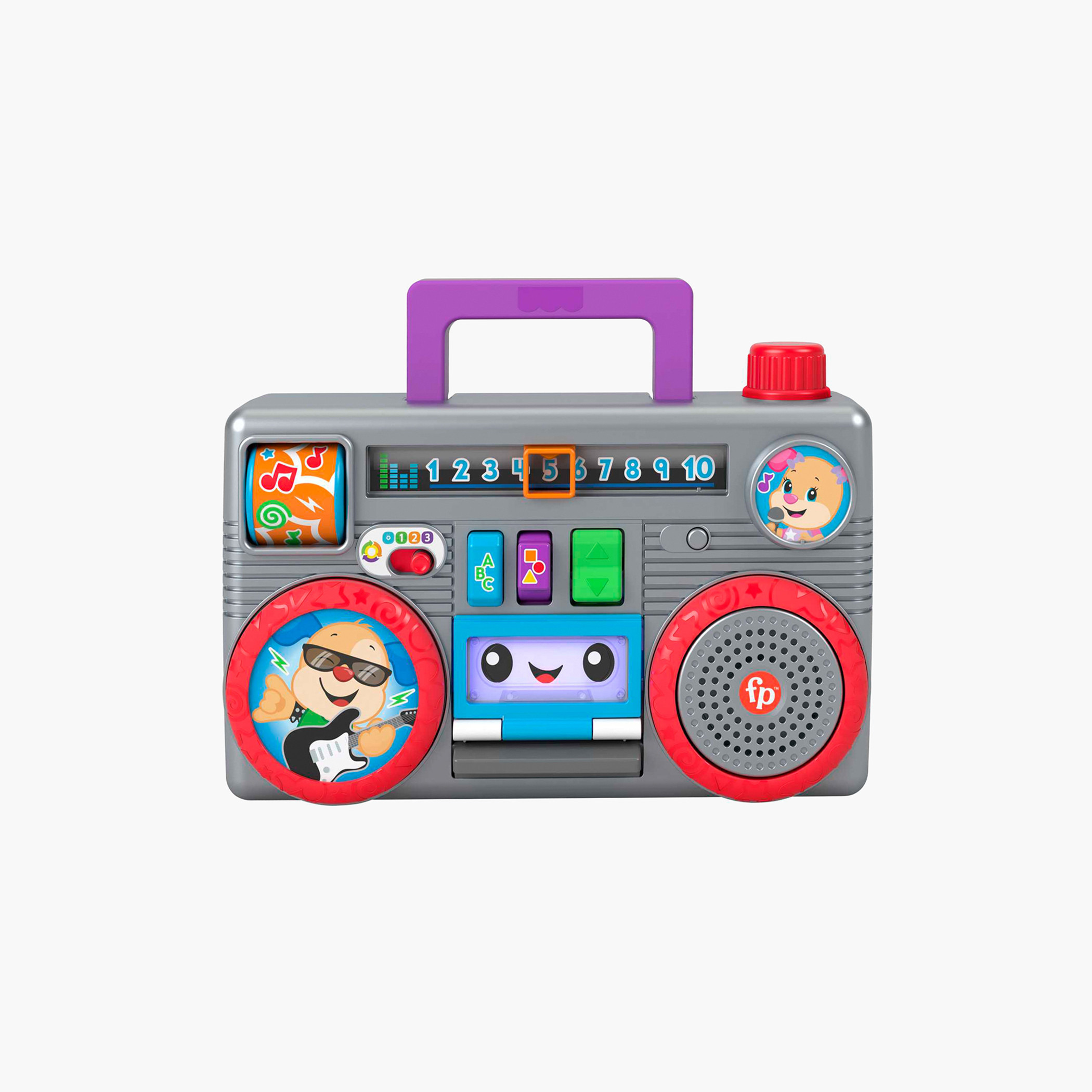 Fisher-Price Busy Boombox Musical Toy - 6-36 months-toys-babyandtoddlertoys-lightsandmusicaltoys-image-1