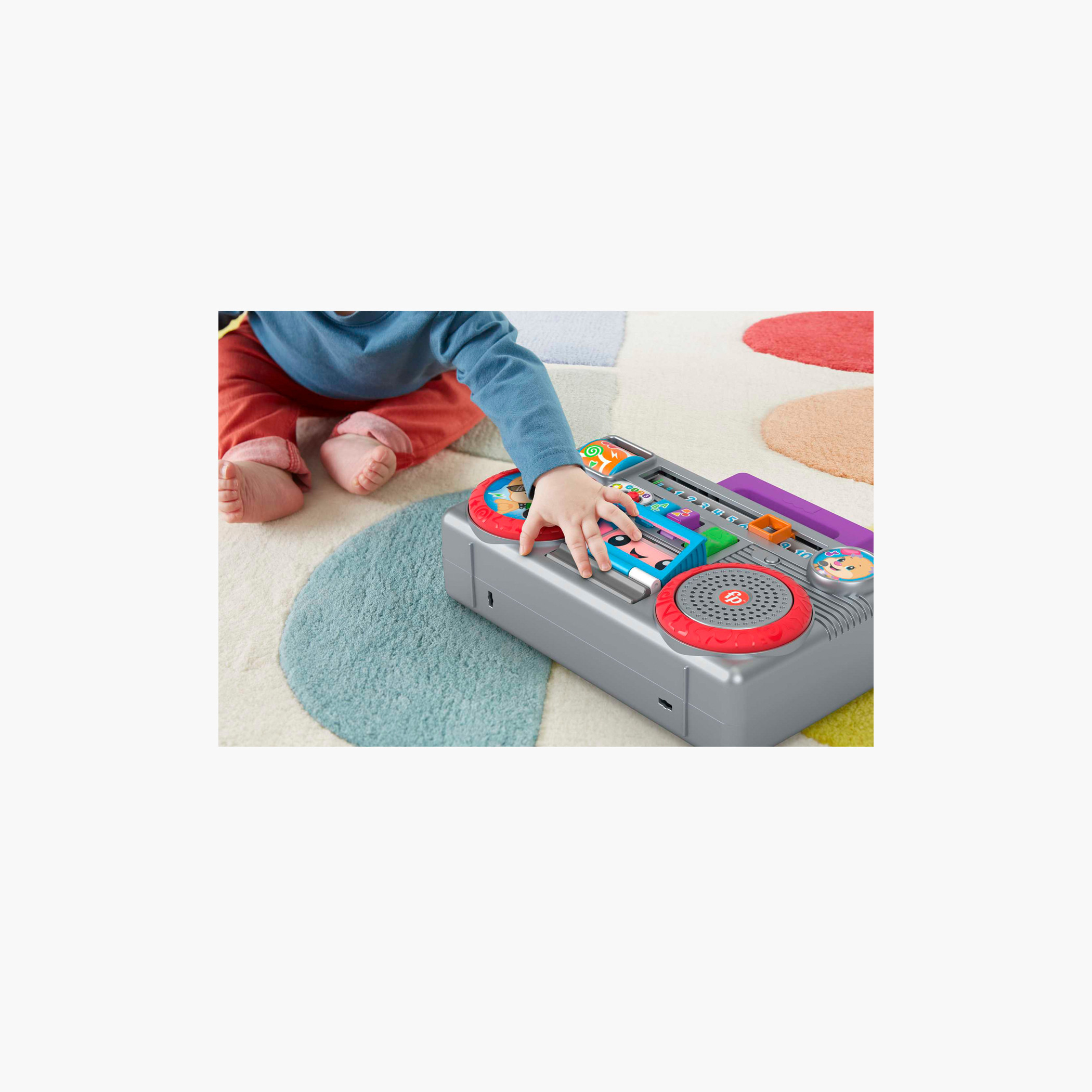 Fisher-Price Busy Boombox Musical Toy - 6-36 months-toys-babyandtoddlertoys-lightsandmusicaltoys-image-4