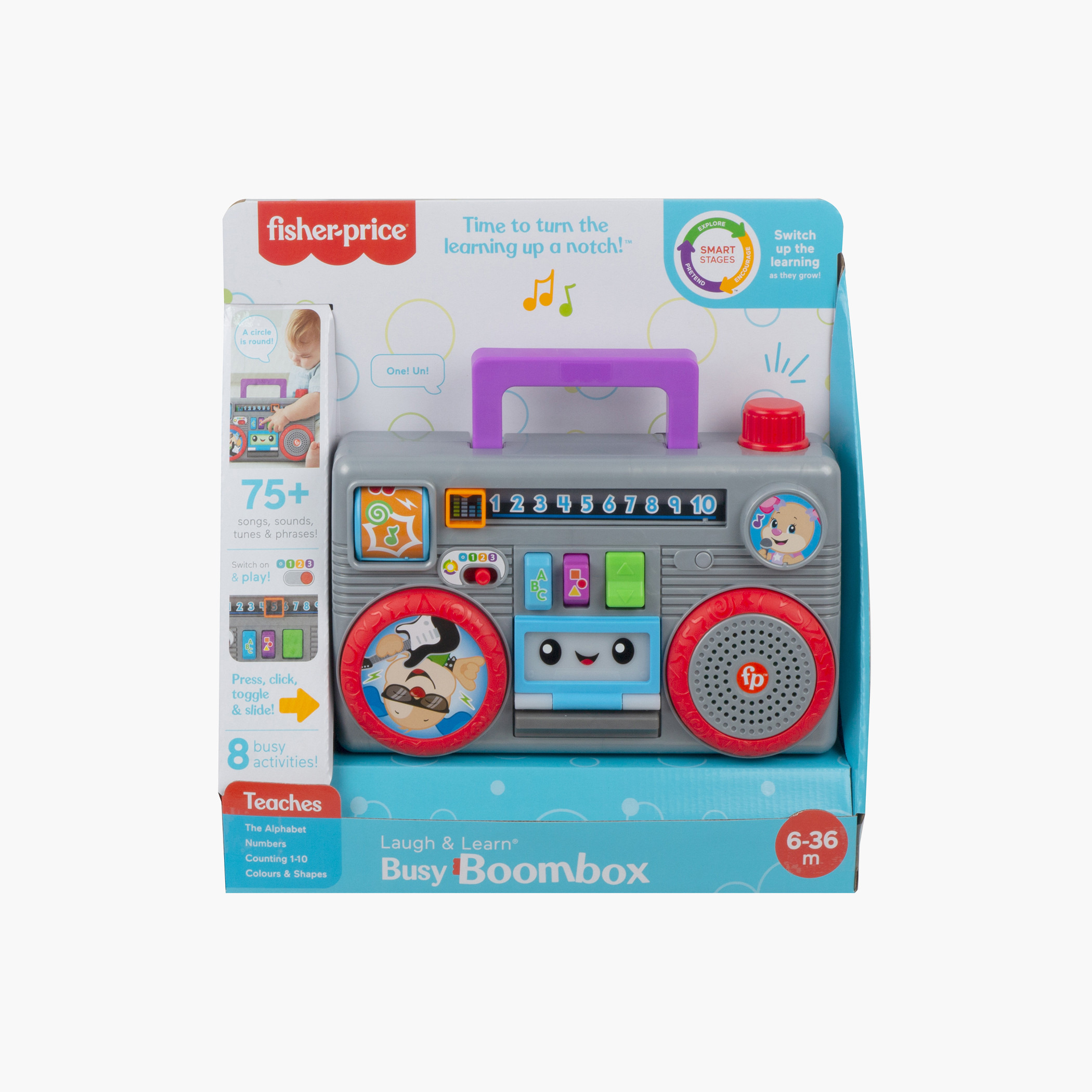 Fisher-Price Busy Boombox Musical Toy - 6-36 months-toys-babyandtoddlertoys-lightsandmusicaltoys-image-6