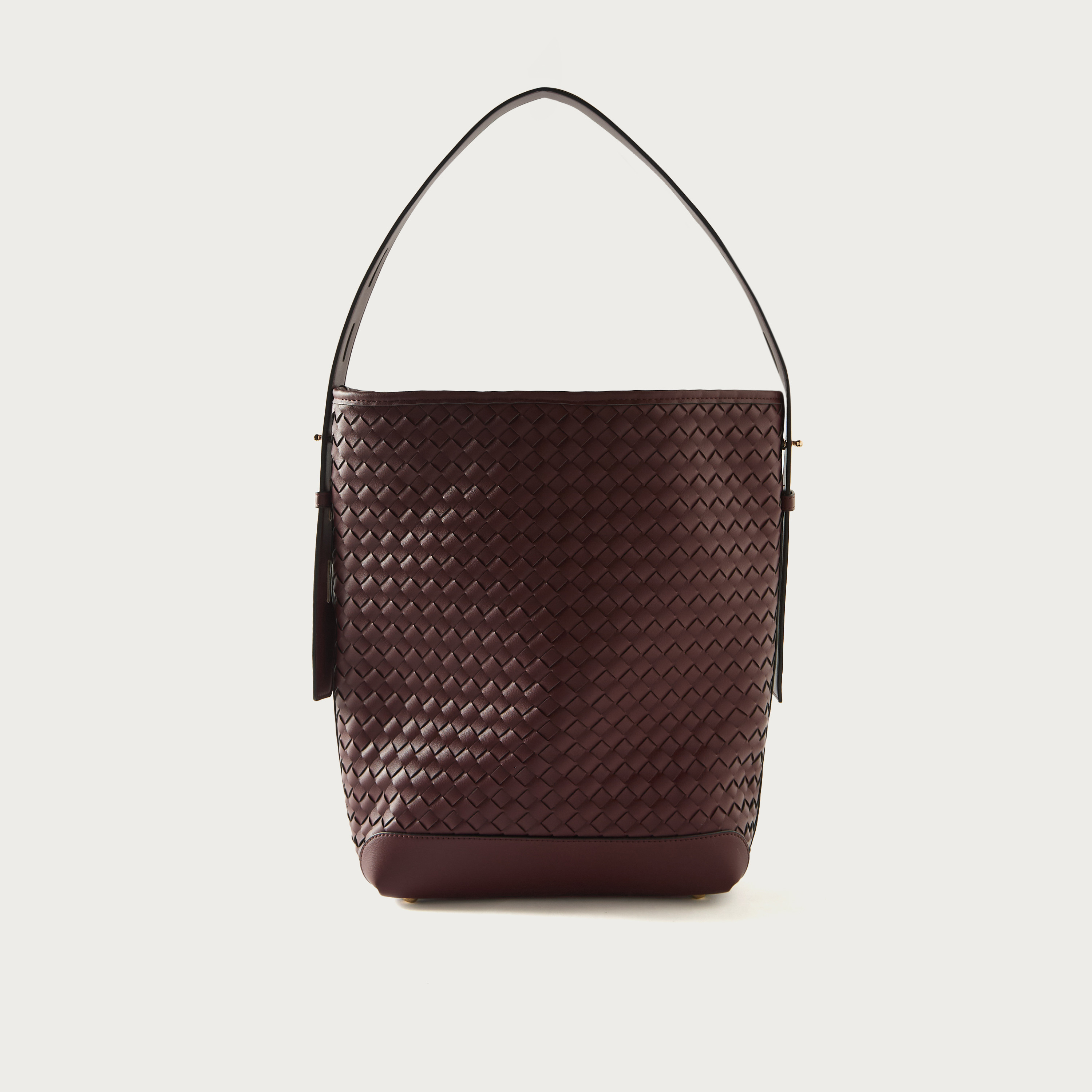 Sasha Weave Textured Hobo Bag with Button Closure-women-bagsandwallets-handbags-image-4