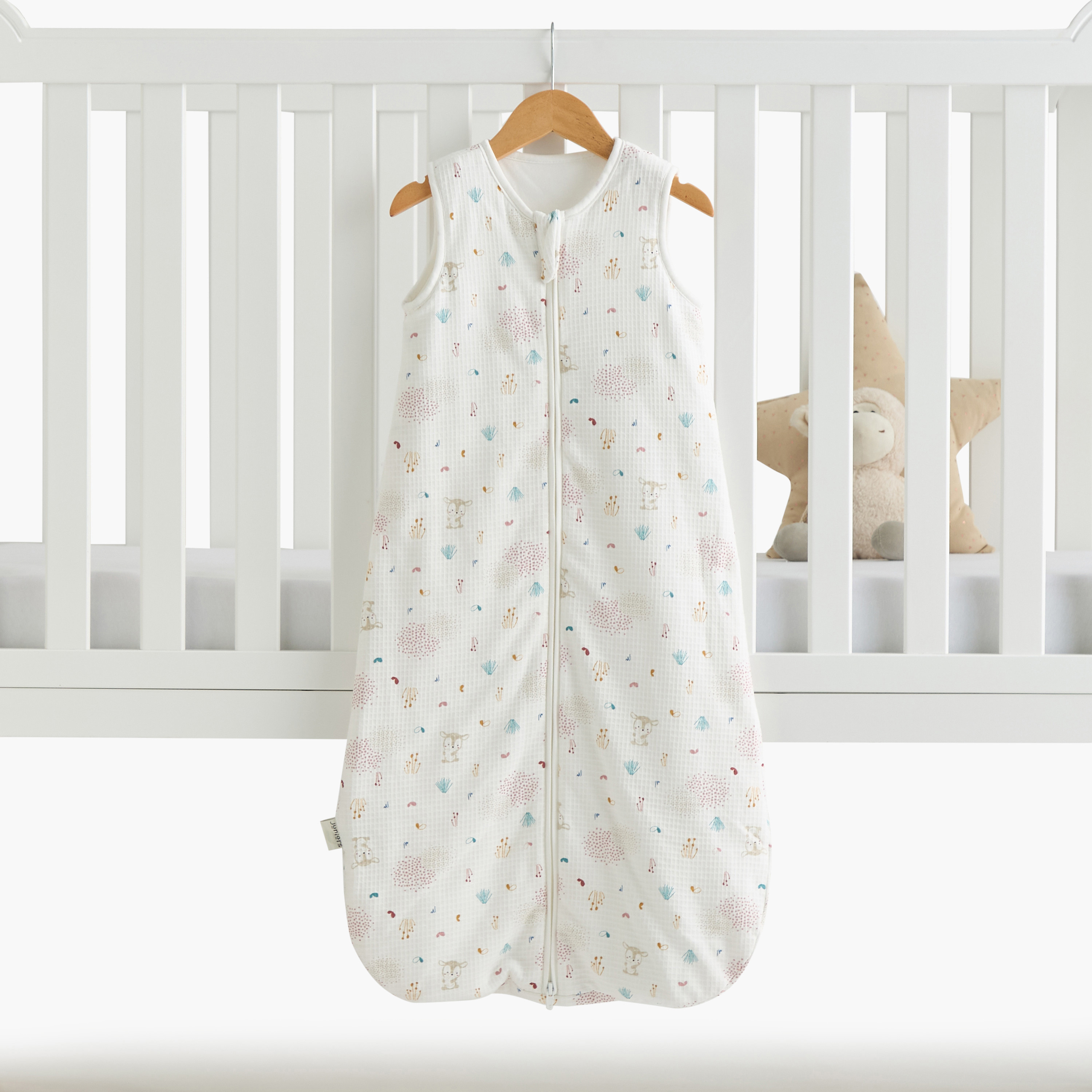 Juniors All-Over Animal Print 2-Tog Sleeping Bag with Zip Closure - 6-18 months-baby-nursery-blanketsandswaddles-swaddlesandsleepingbags-image-2