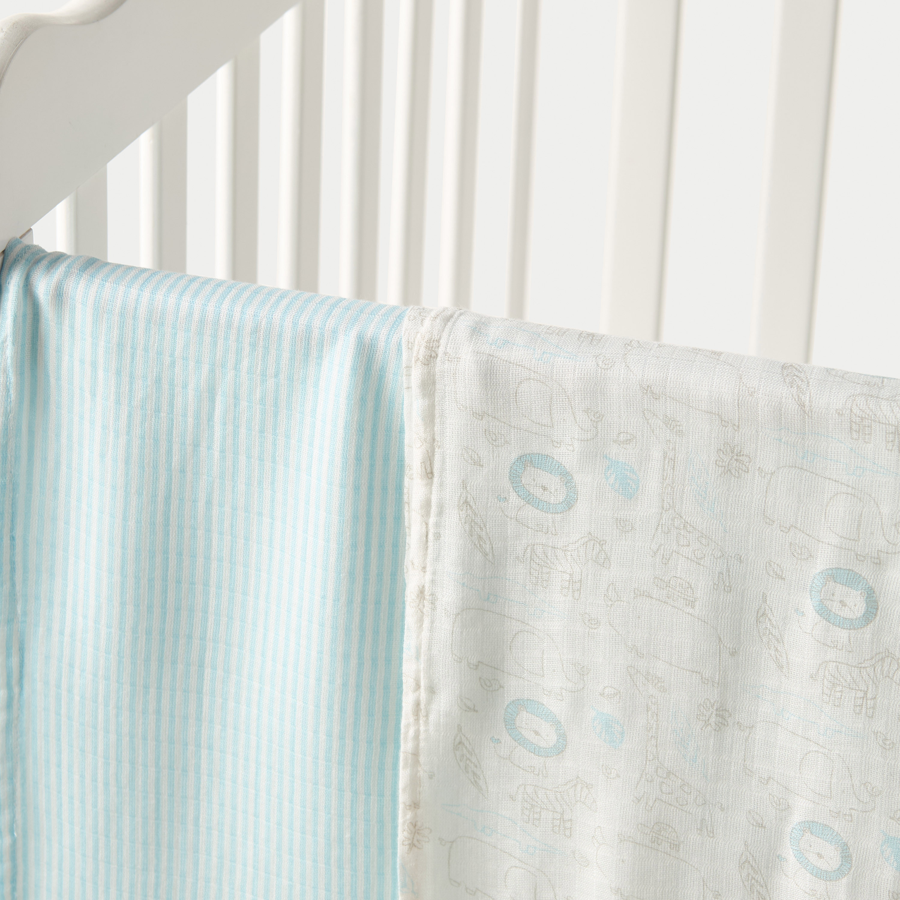 Giggles 2-Piece Printed Muslin Swaddle Blanket Set-baby-nursery-blanketsandswaddles-blanketsandquilts-image-2