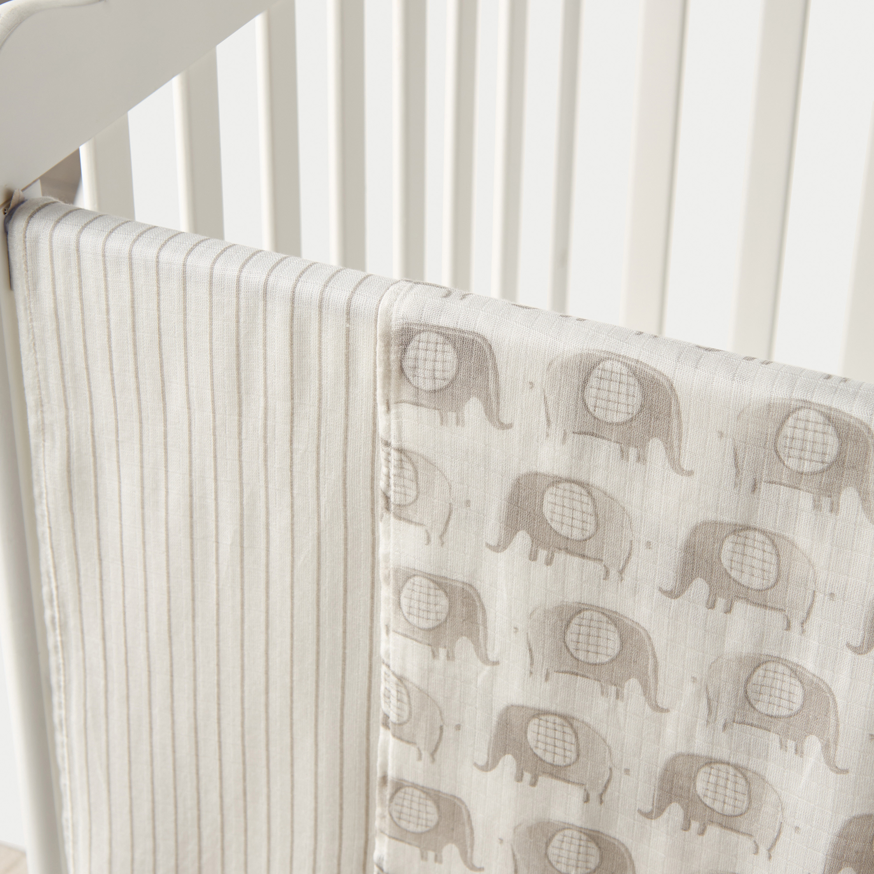 Giggles Printed Muslin Swaddle Blanket - Set of 2-baby-nursery-blanketsandswaddles-blanketsandquilts-image-2