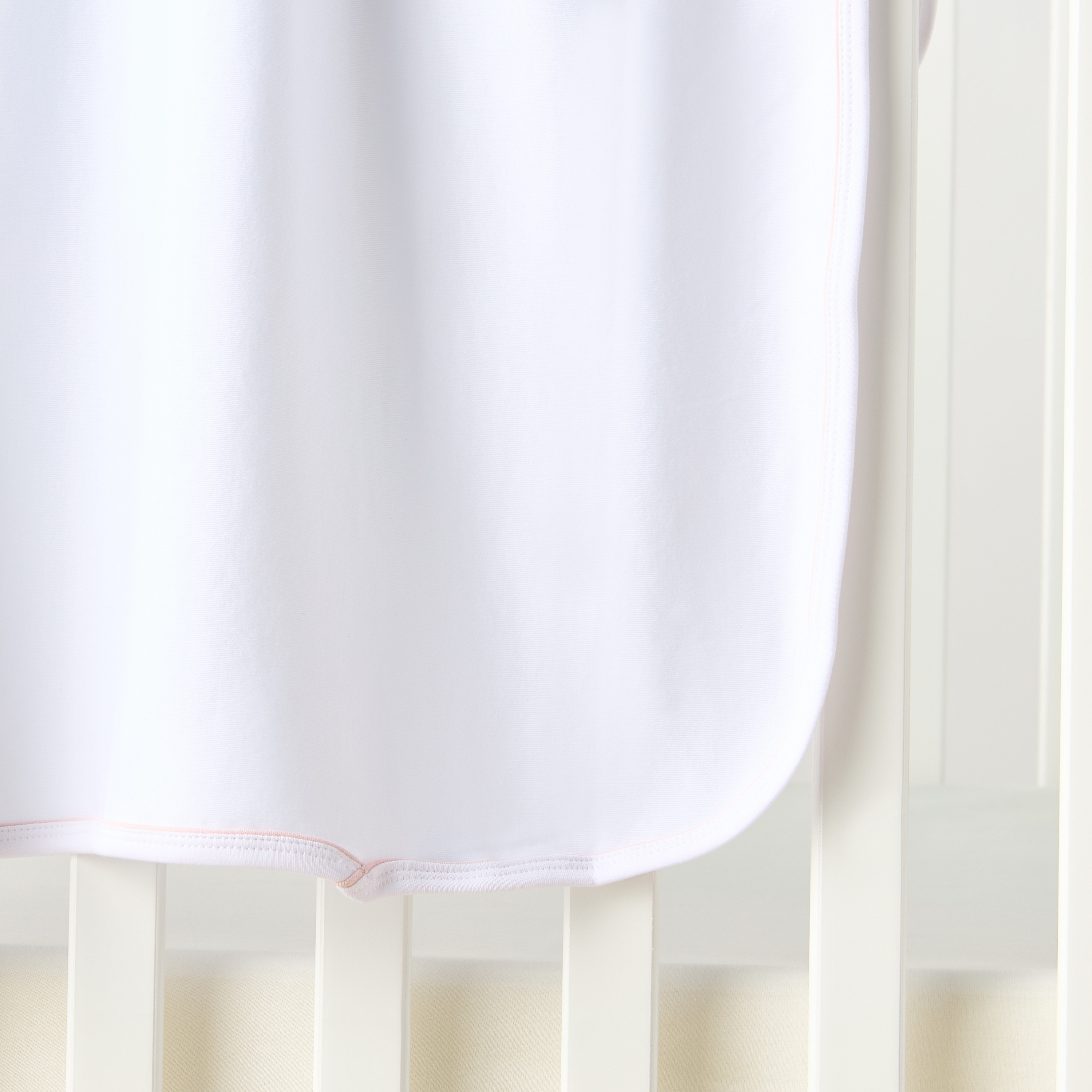 Juniors Solid Receiving Blanket with Piping - 80x80 cm-baby-nursery-blanketsandswaddles-receivingblankets-image-3
