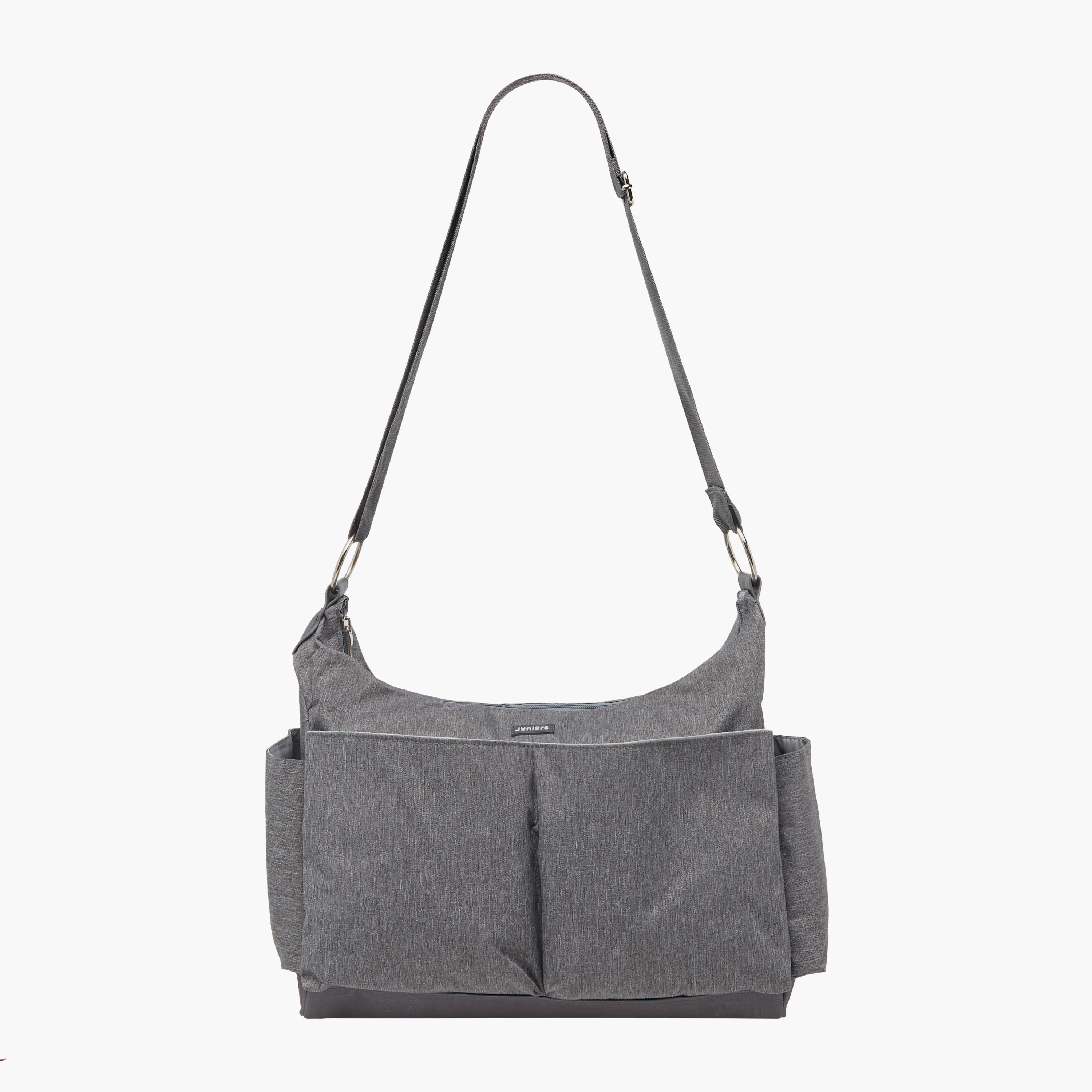 Juniors Textured Diaper Bag with Zip Closure-baby-diapering-diaperbags-image-2