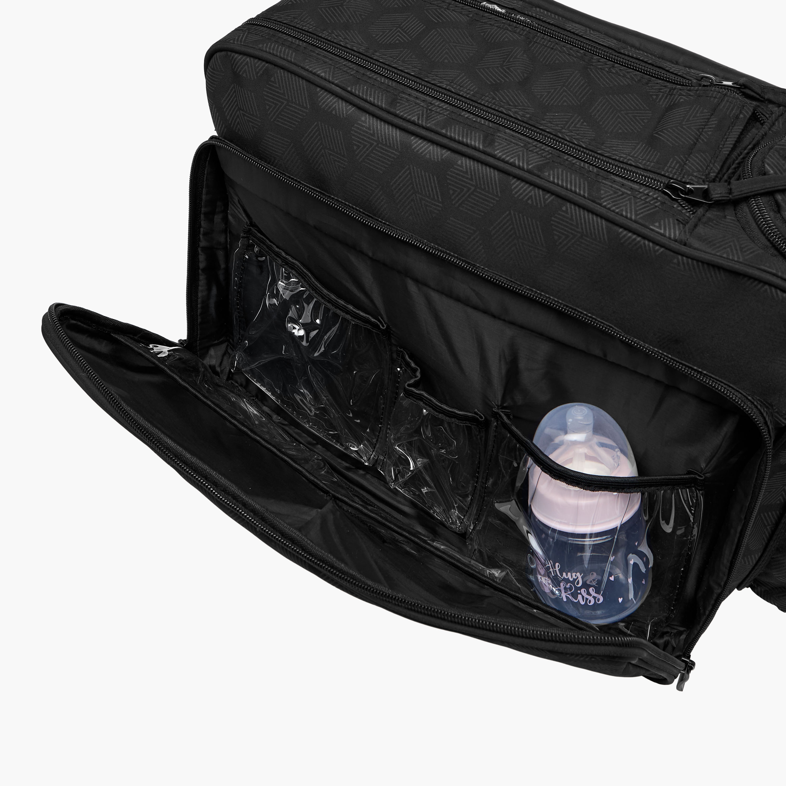 Juniors Printed Diaper Bag with Adjustable Strap-baby-diapering-diaperbags-image-12