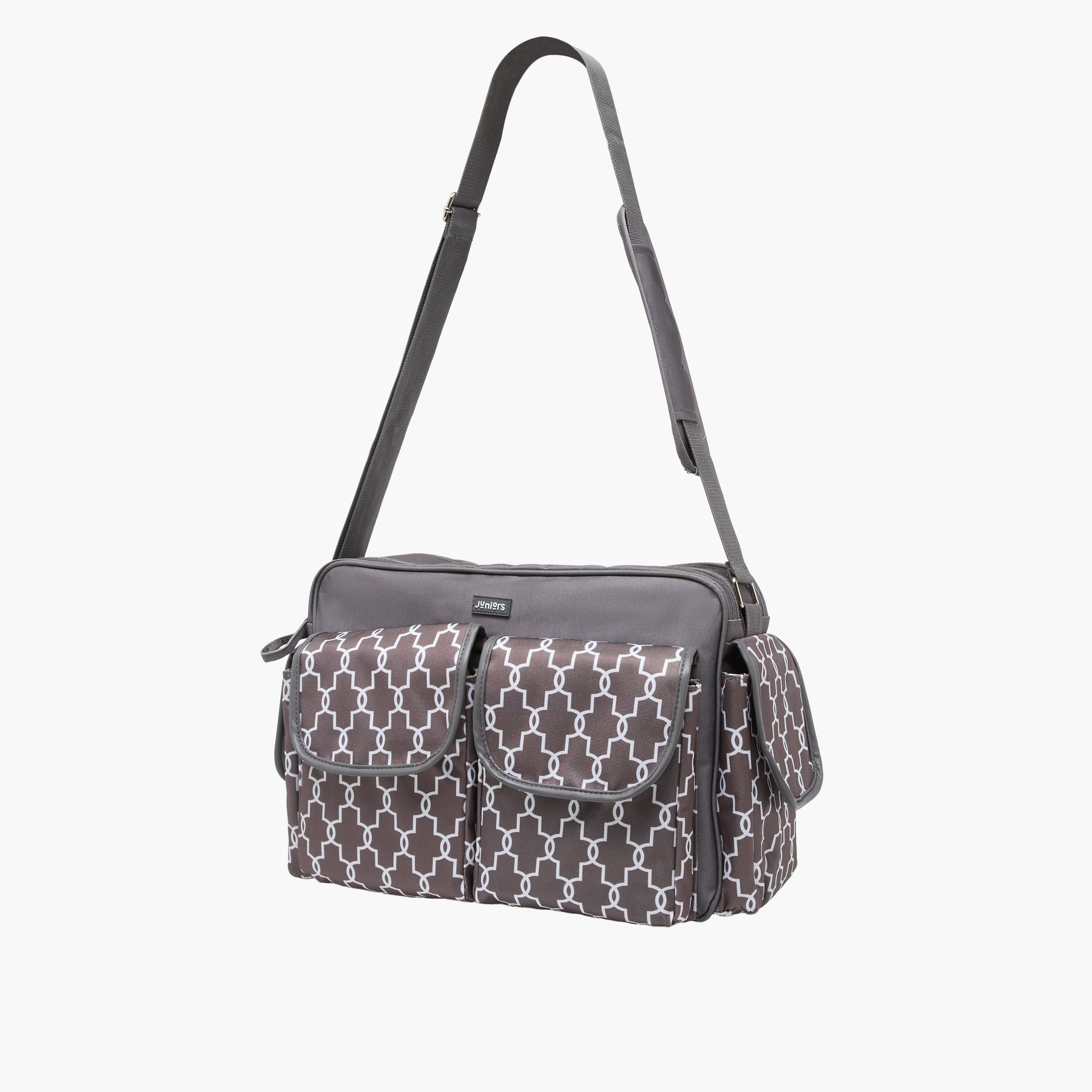 Juniors Printed Diaper Bag with Zip Closure-baby-diapering-diaperbags-image-5