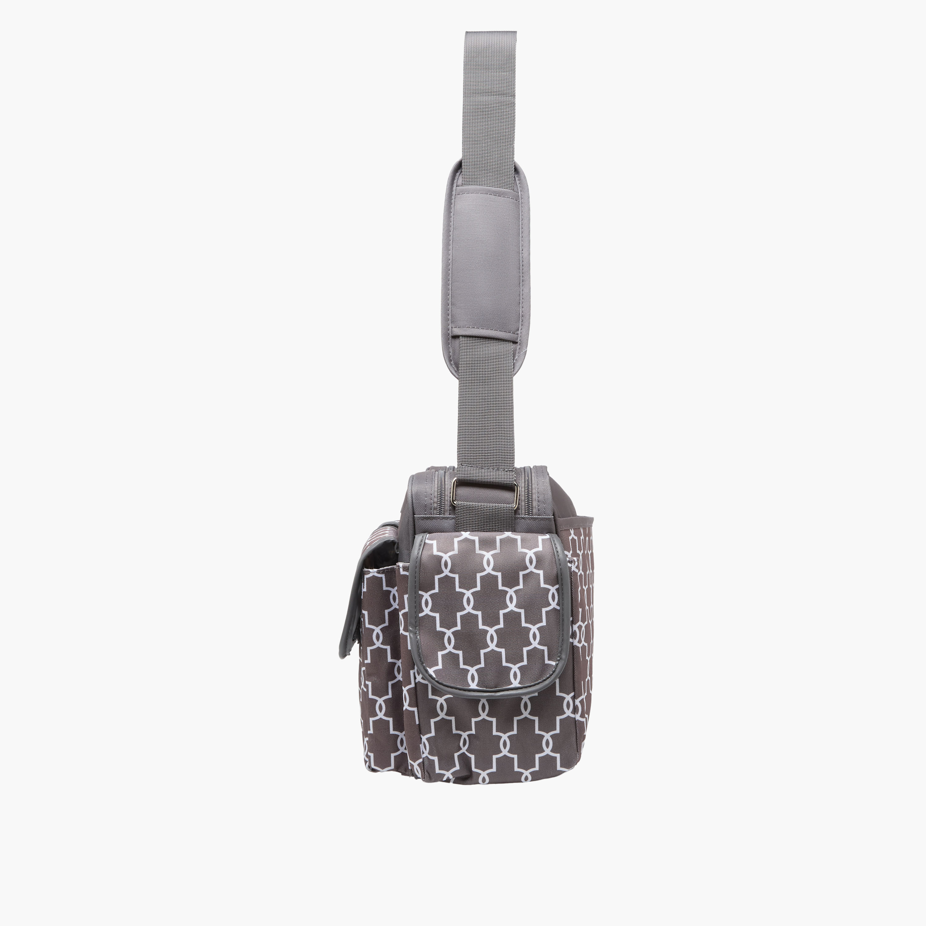 Juniors Printed Diaper Bag with Zip Closure-baby-diapering-diaperbags-image-6