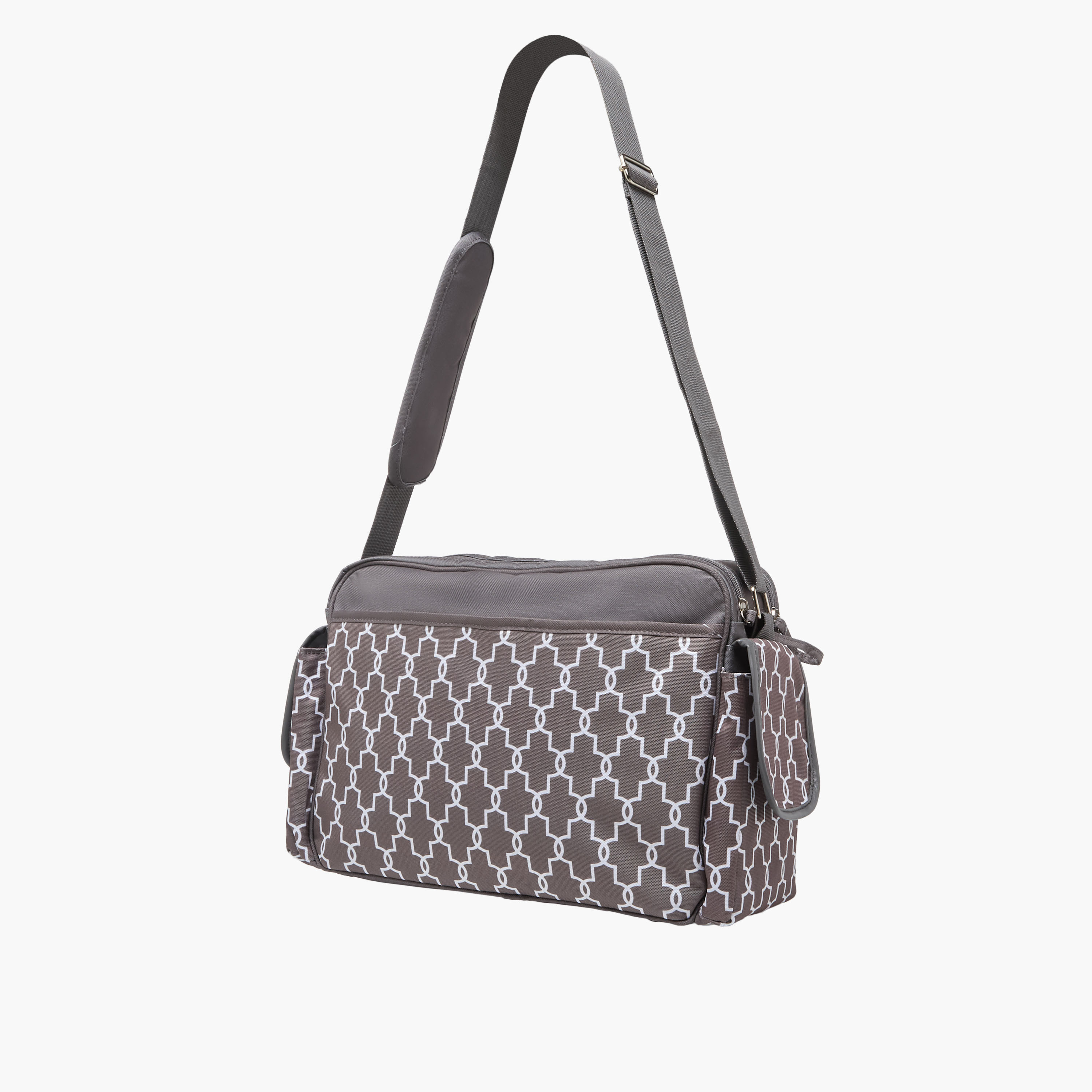 Juniors Printed Diaper Bag with Zip Closure-baby-diapering-diaperbags-image-7