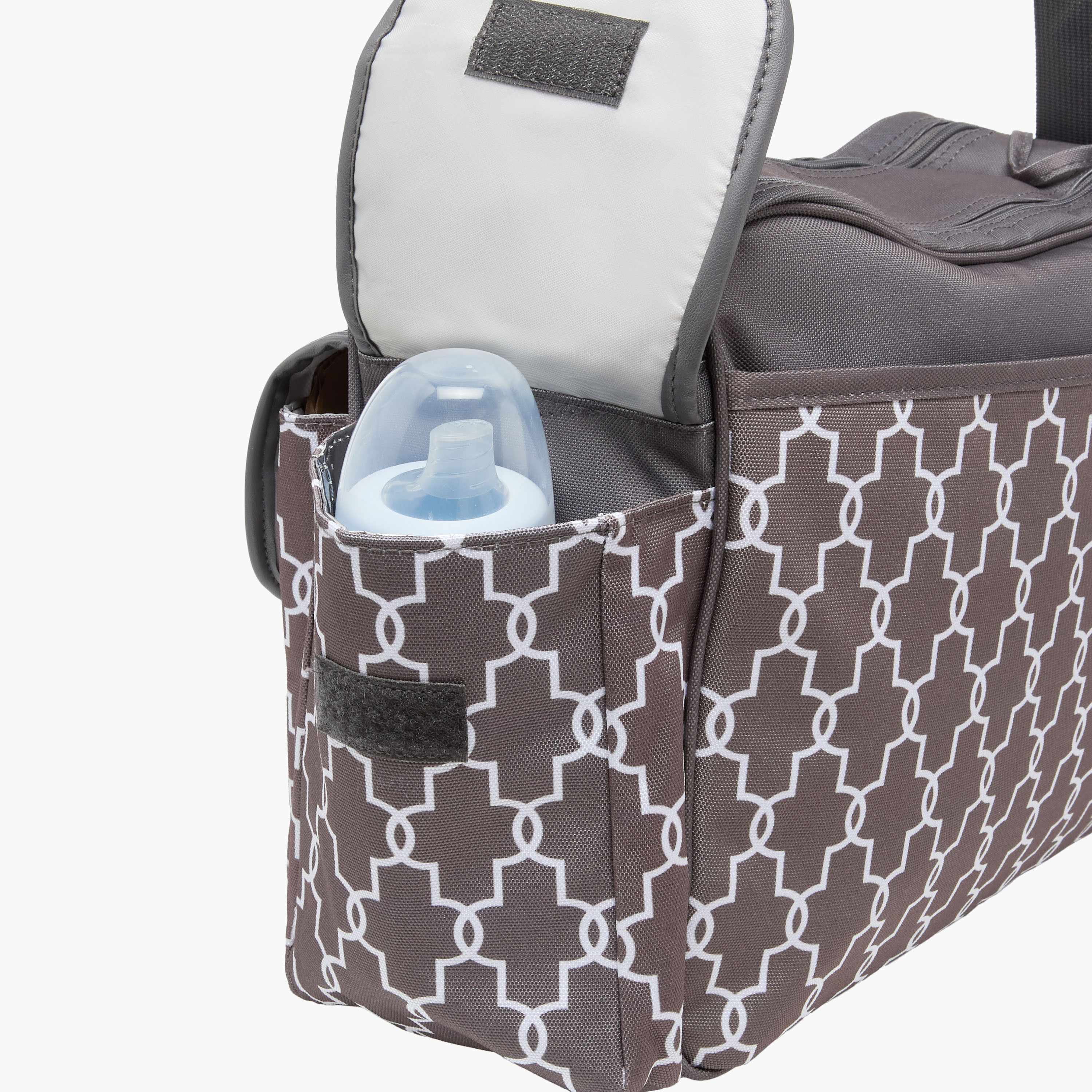 Juniors Printed Diaper Bag with Zip Closure-baby-diapering-diaperbags-image-9