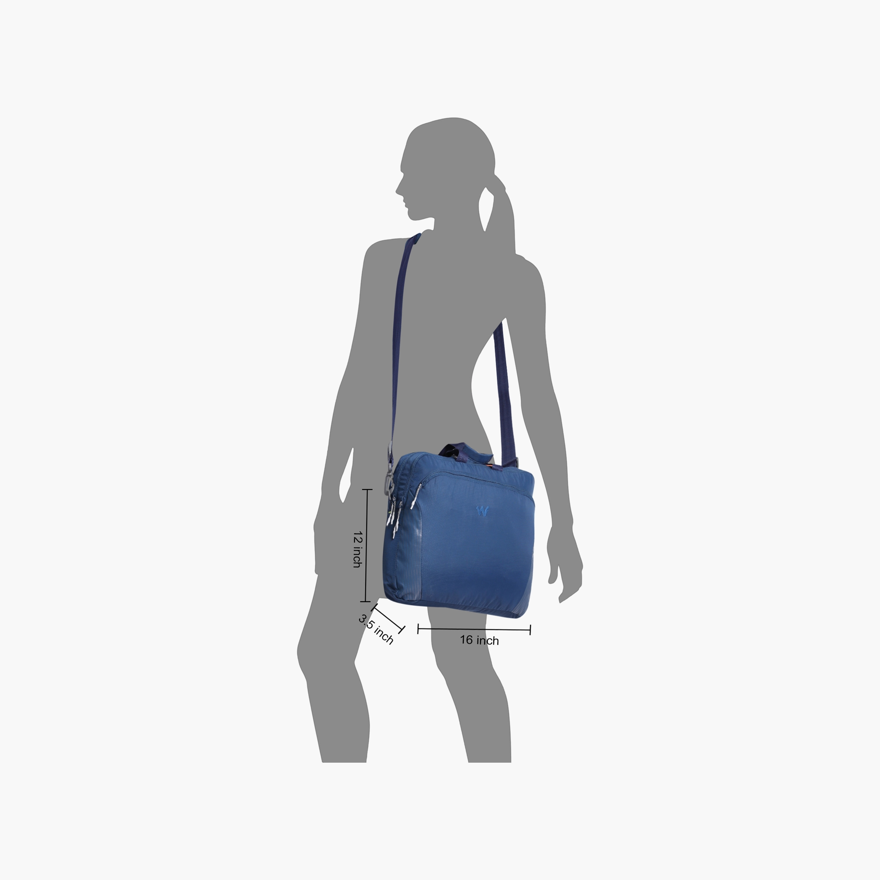 Wildcraft Pinnacle Plain Portfolio Bag with Detachable Strap | WC -11791-men-bags-image-10