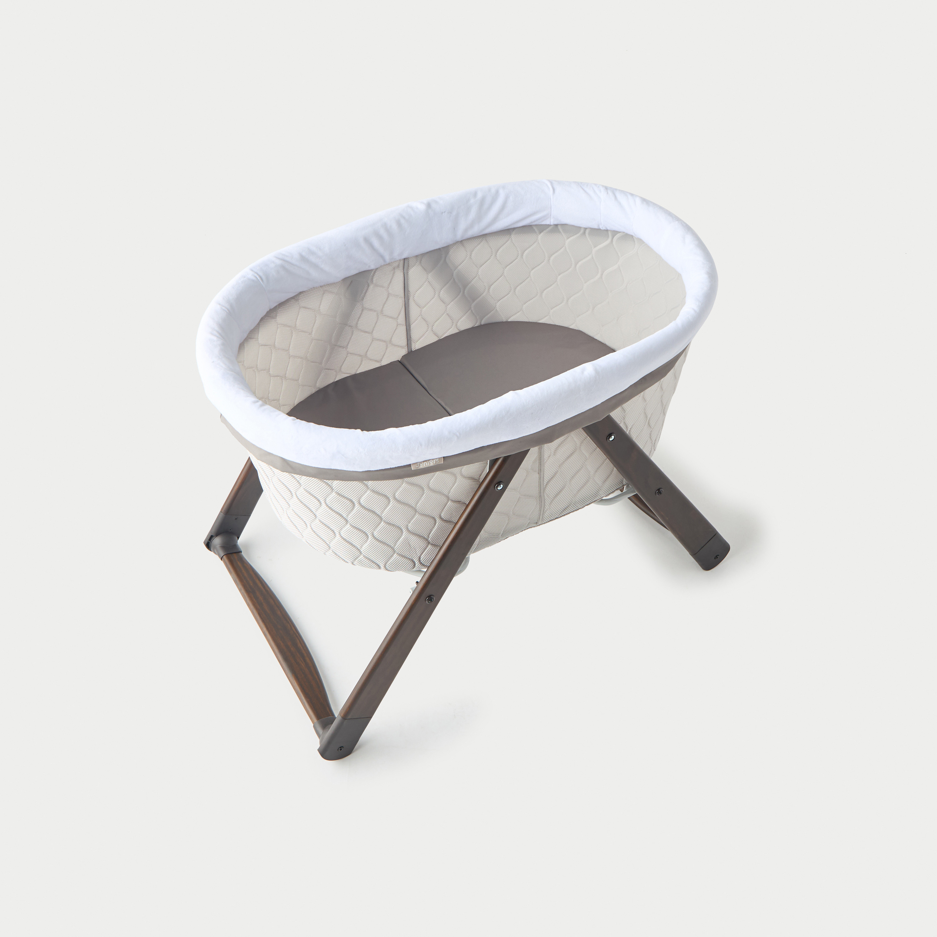 Juniors Quilted Mia Wooden Bassinet-baby-nursery-furniture-cribsandbeds-bassinets-image-4