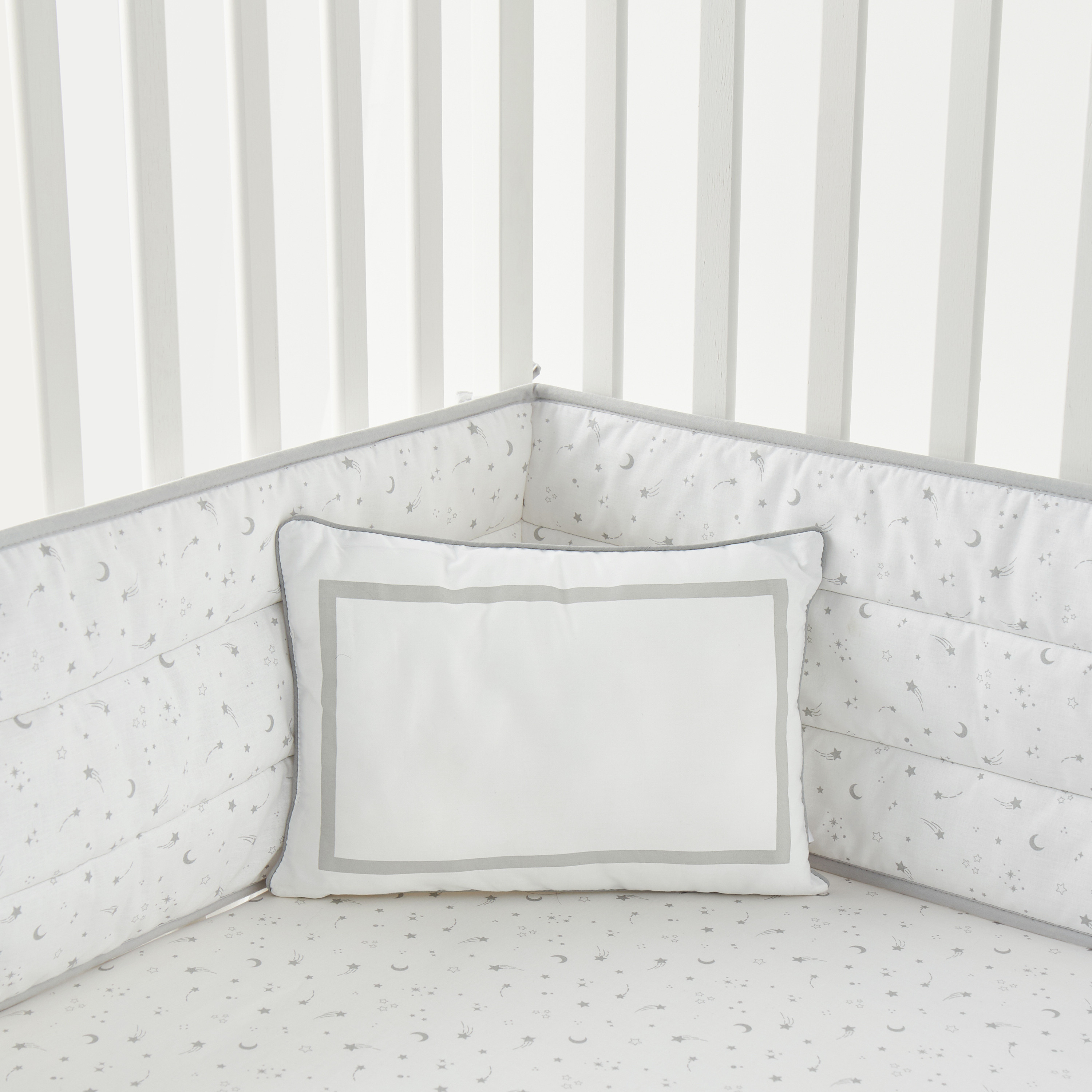 Juniors Moon and Star Print Pillow - 25x36 cm-baby-nursery-babybedding-image-1