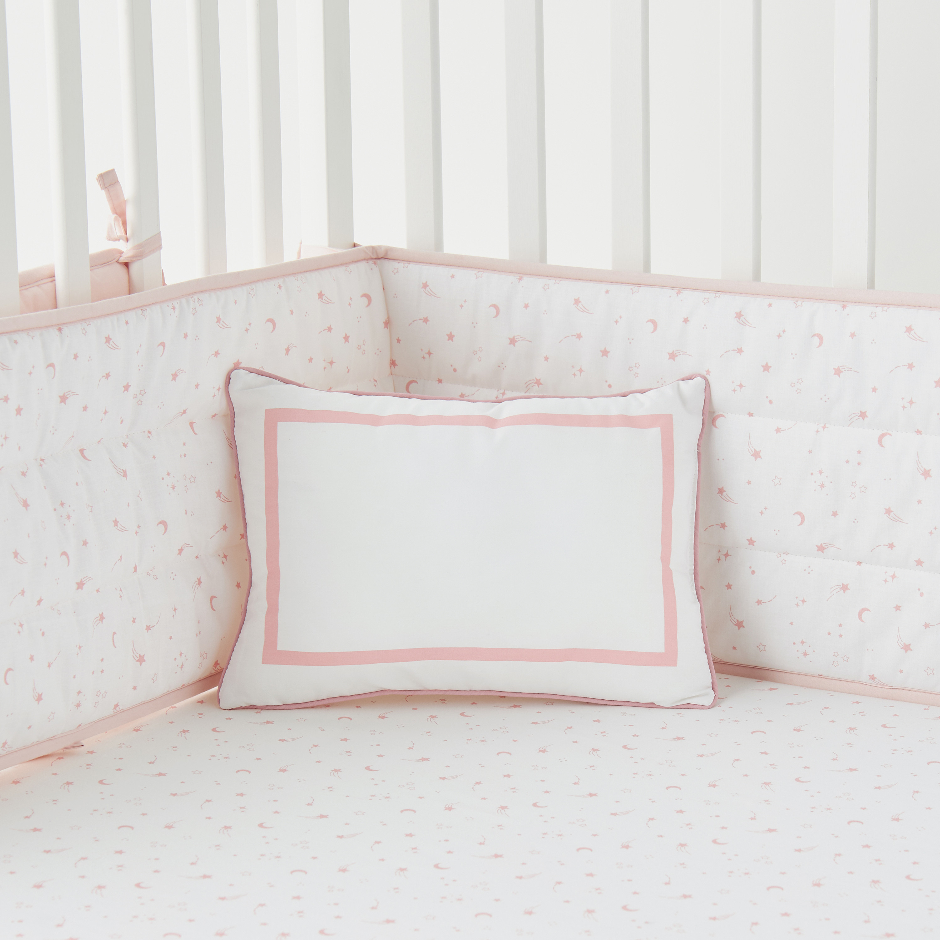Juniors Moon and Star Print Pillow - 25x36 cm-baby-nursery-babybedding-image-1