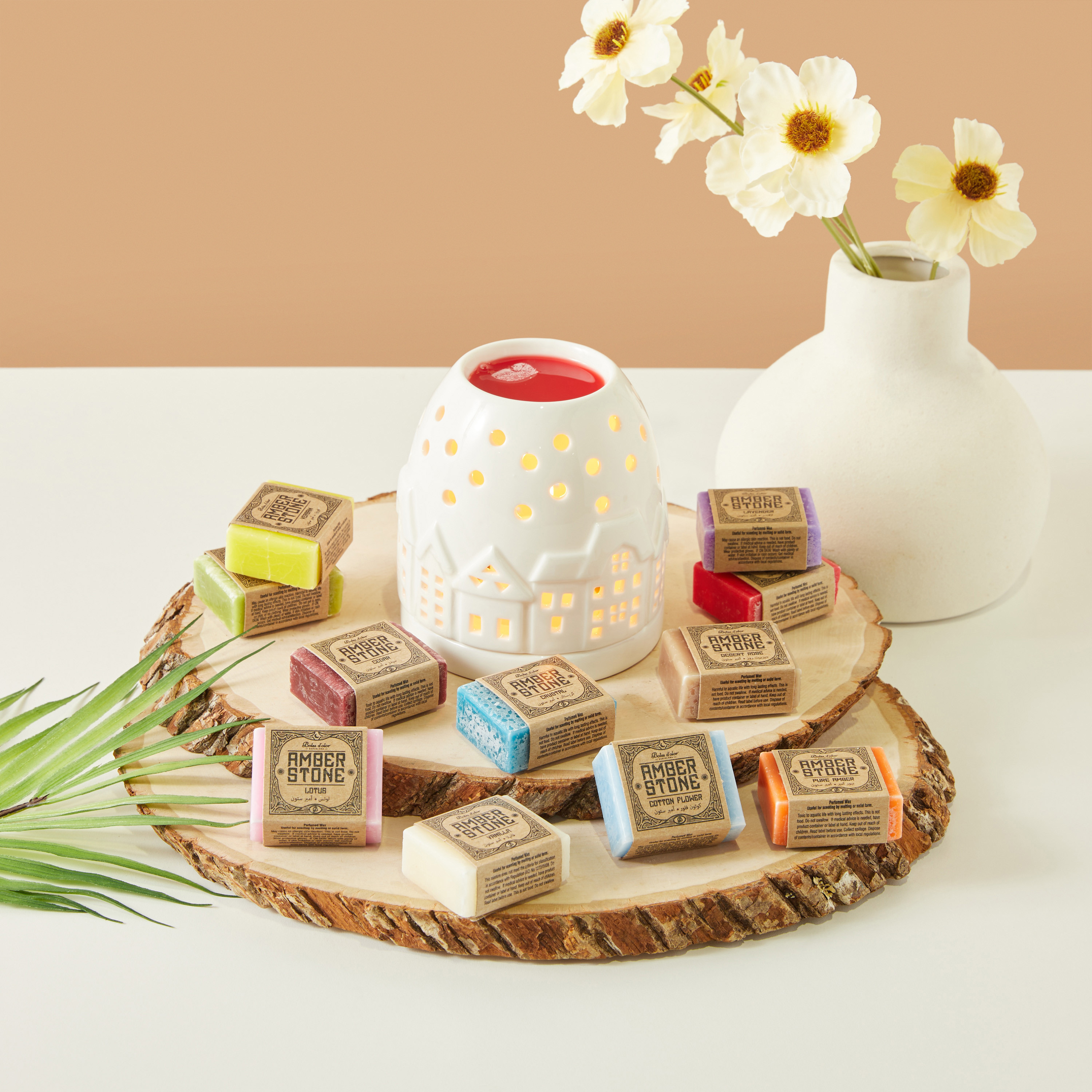 مكعب شمع سبرينج فلورز آمبر من بولز دولور-household-homefragrance-potpourri-image-4