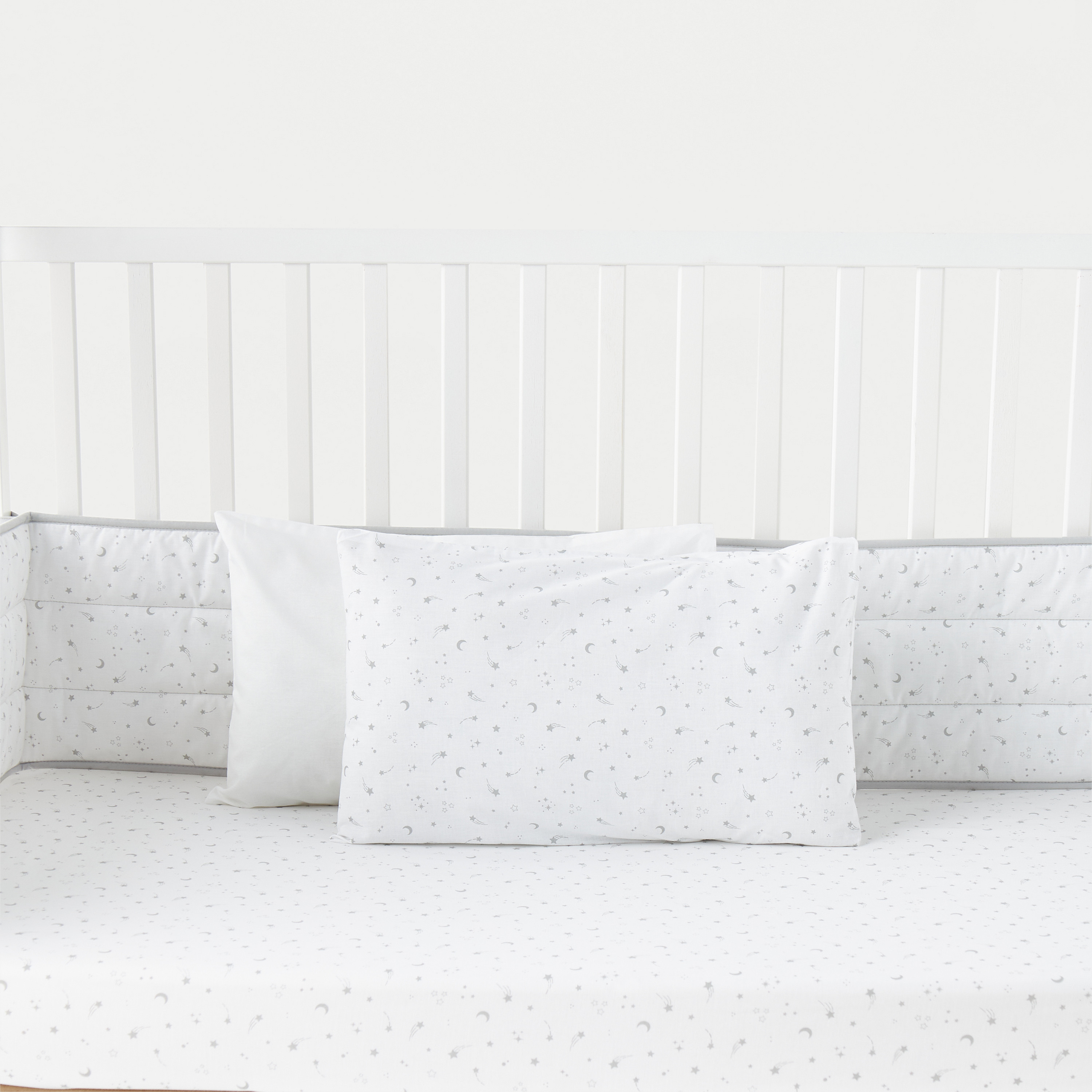 طقم غطاء وسادة قطن قطعتين من جونيورز - 36×54 سم-baby-nursery-babybedding-image-1