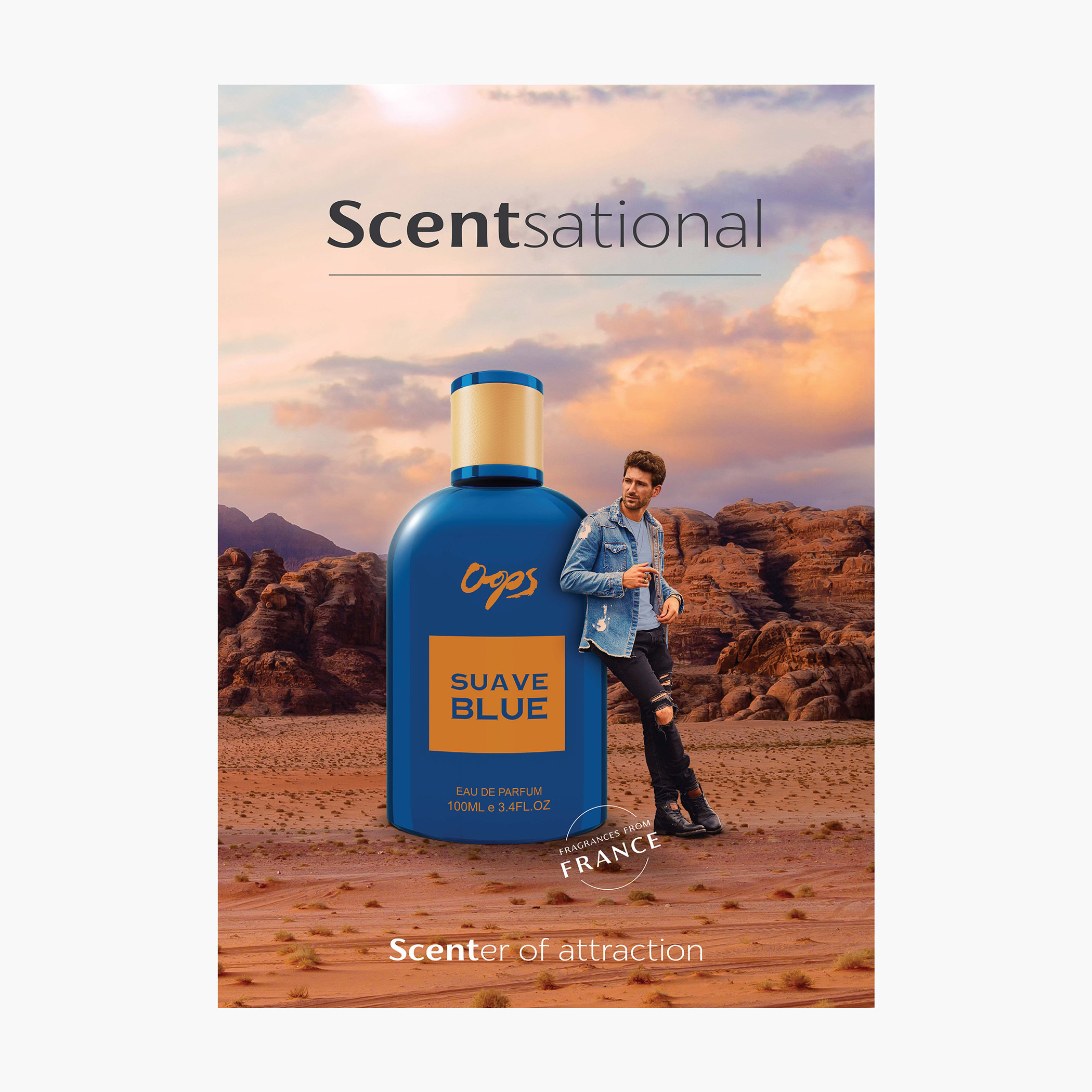 Oops Sauve Blue Eau De Parfum for Men - 100 ml-beautyandpersonalcare-fragrance-men-image-1