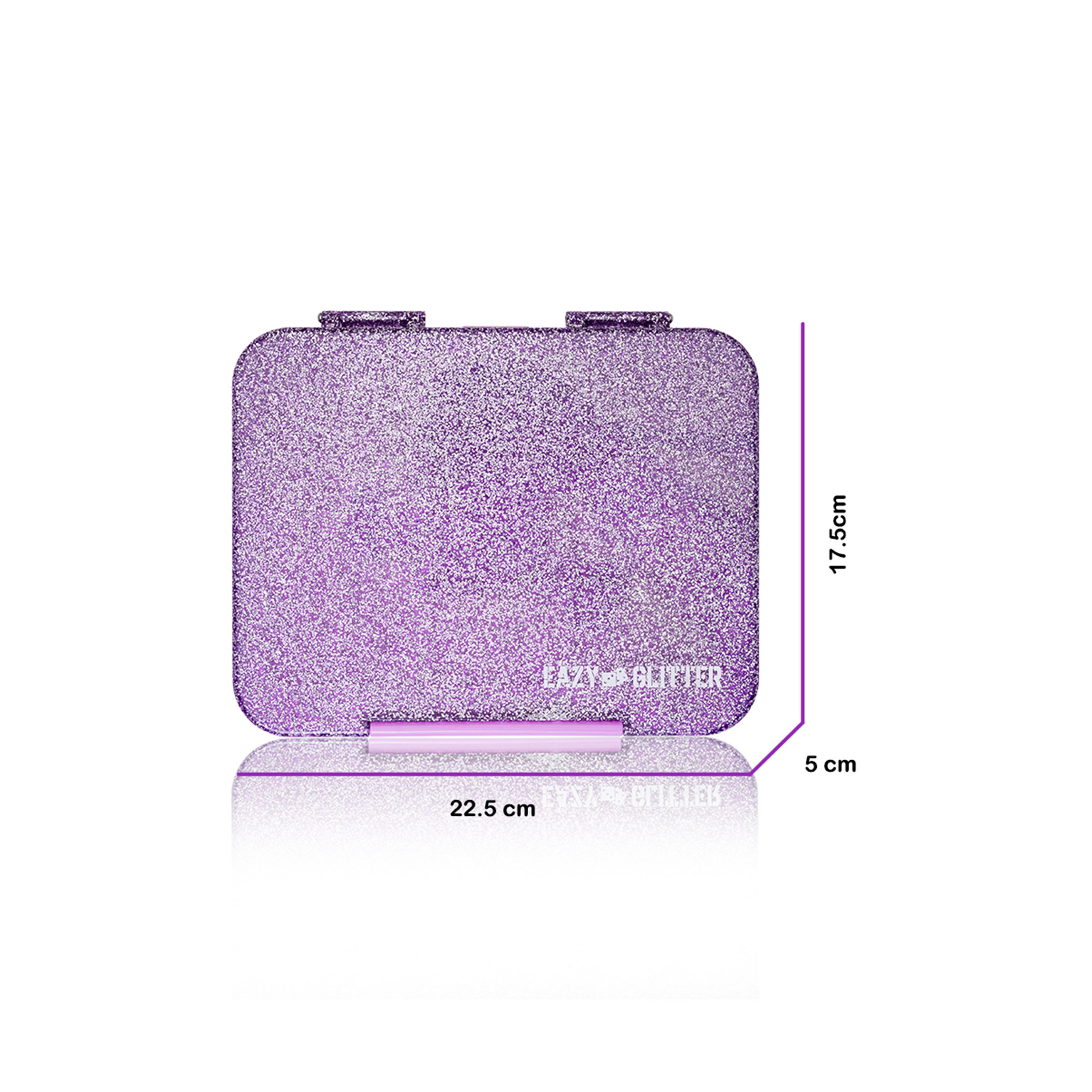 Eazy Kids 6 & 4 Convertible Bento Lunch Box Set, Glitter-school-lunchessentials-lunchboxes-image-10