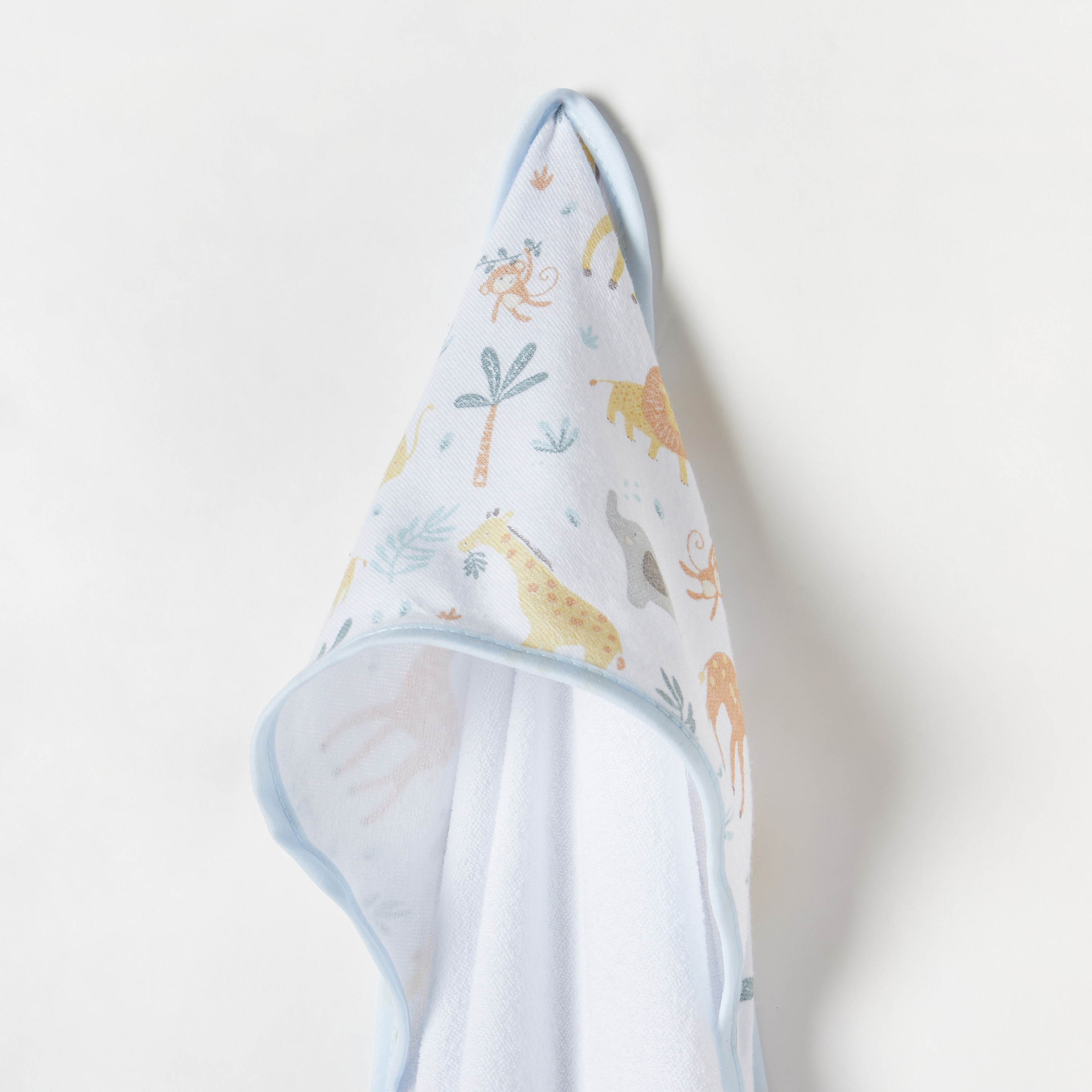 Juniors 3-Piece Printed Hooded Towel Set - 76x76 cm-baby-bathandcare-towels-image-3
