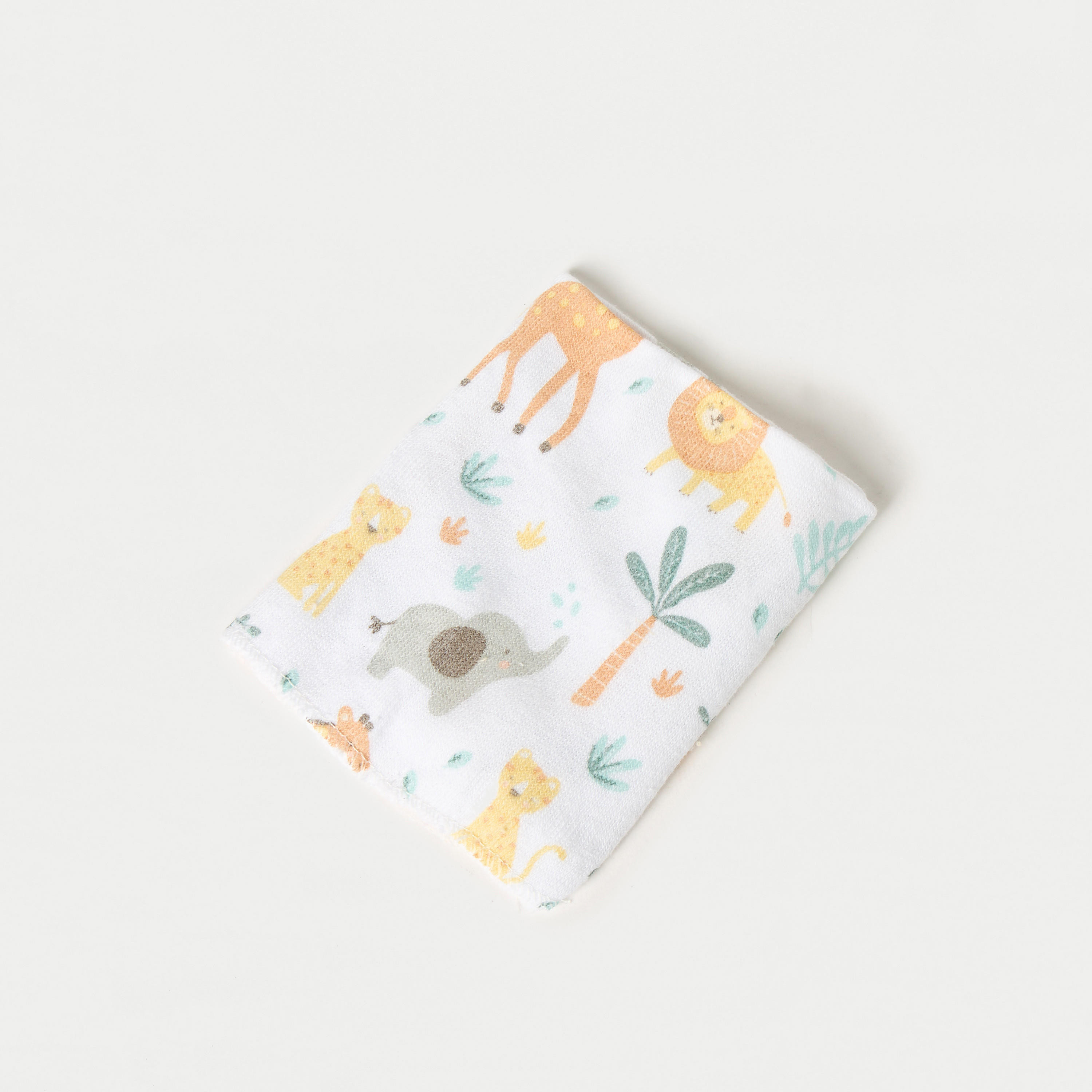 Juniors 6-Piece Safari Print Wash Cloth Set - 25x25 cm-baby-bathandcare-towels-image-3