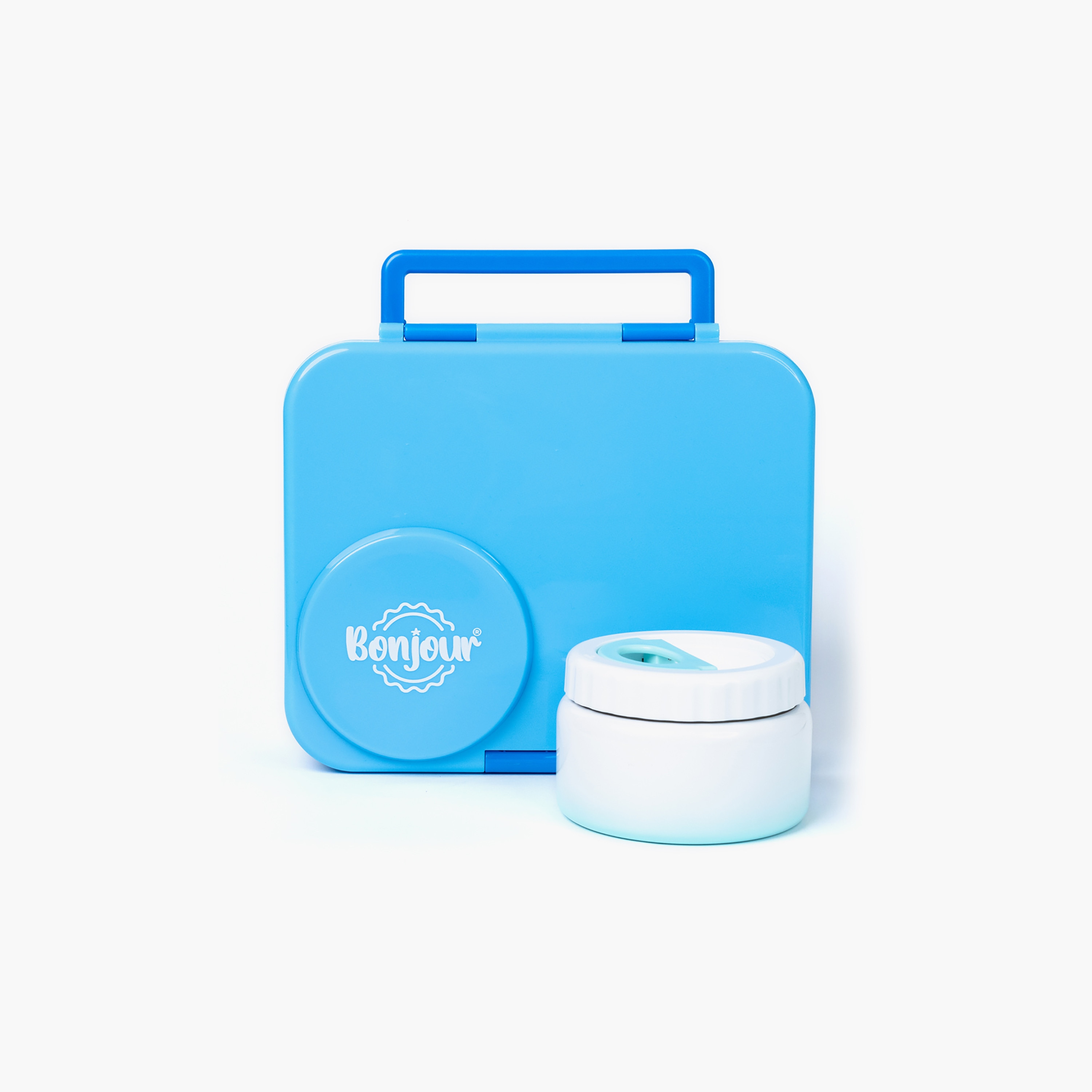 Bonjour Tritan 4 Compartments Bento Lunch Box with Insulated Food Jar-school-lunchessentials-lunchboxes-image-1
