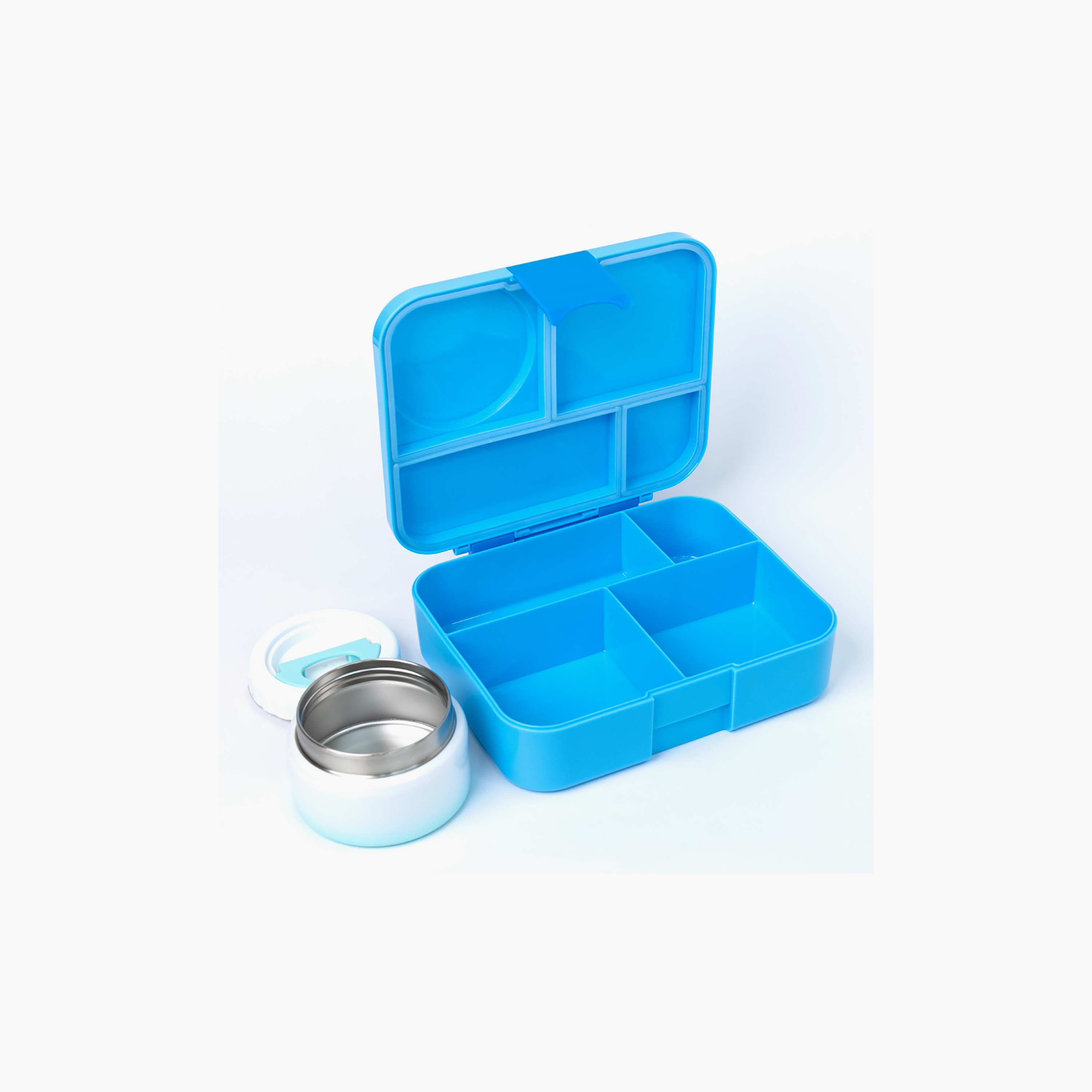 Bonjour Tritan 4 Compartments Bento Lunch Box with Insulated Food Jar-school-lunchessentials-lunchboxes-image-4