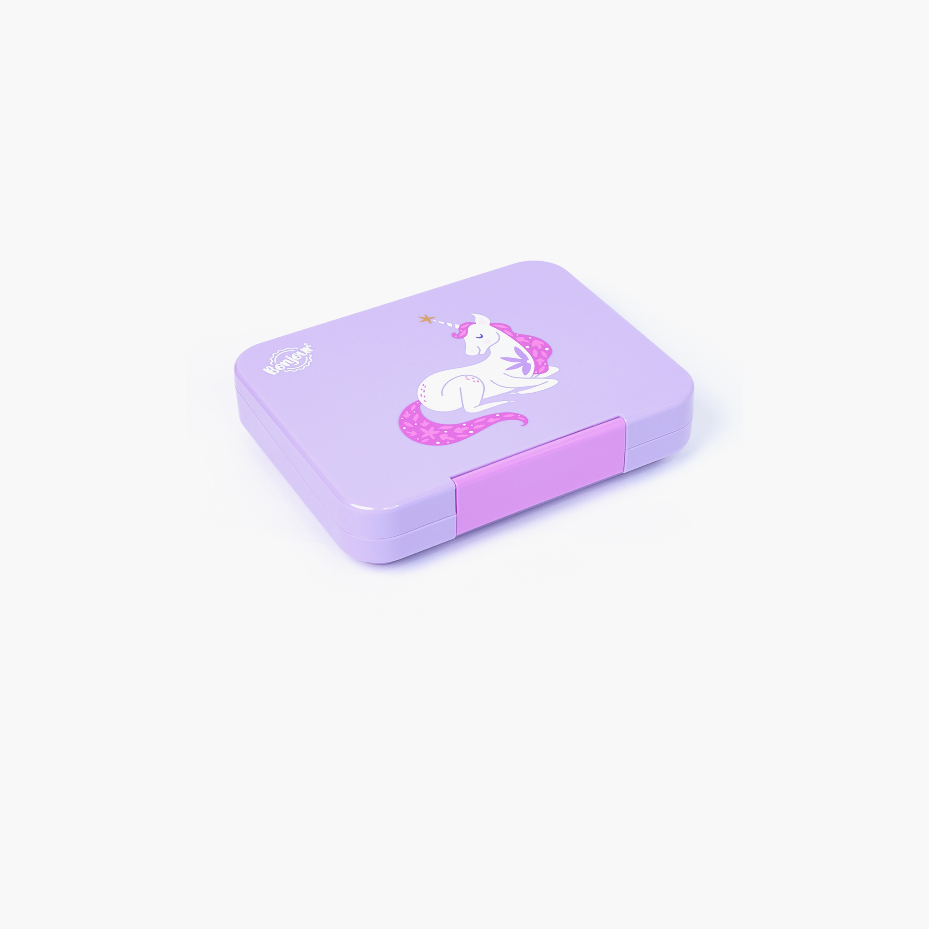 صندوق غداء يوني كليب بينتو  6/4 أقسام من بونجور، يونيكورن-school-lunchessentials-lunchboxes-image-2