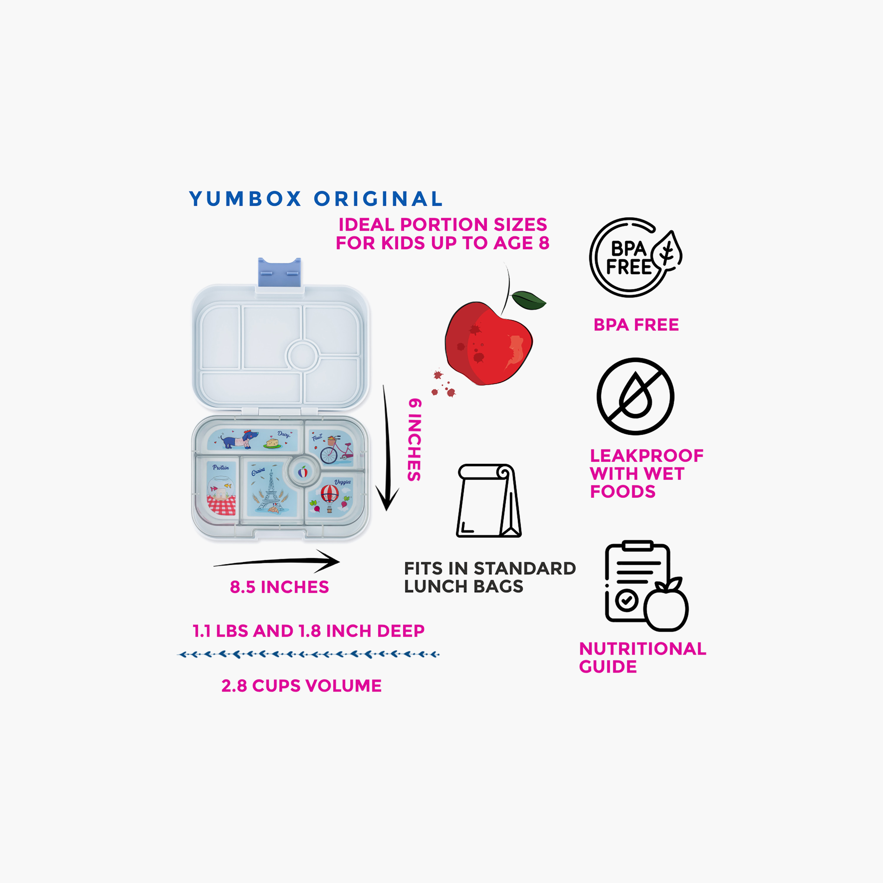 Yumbox Original 6 Compartments Leakproof Lunch Box-school-lunchessentials-lunchboxes-image-3