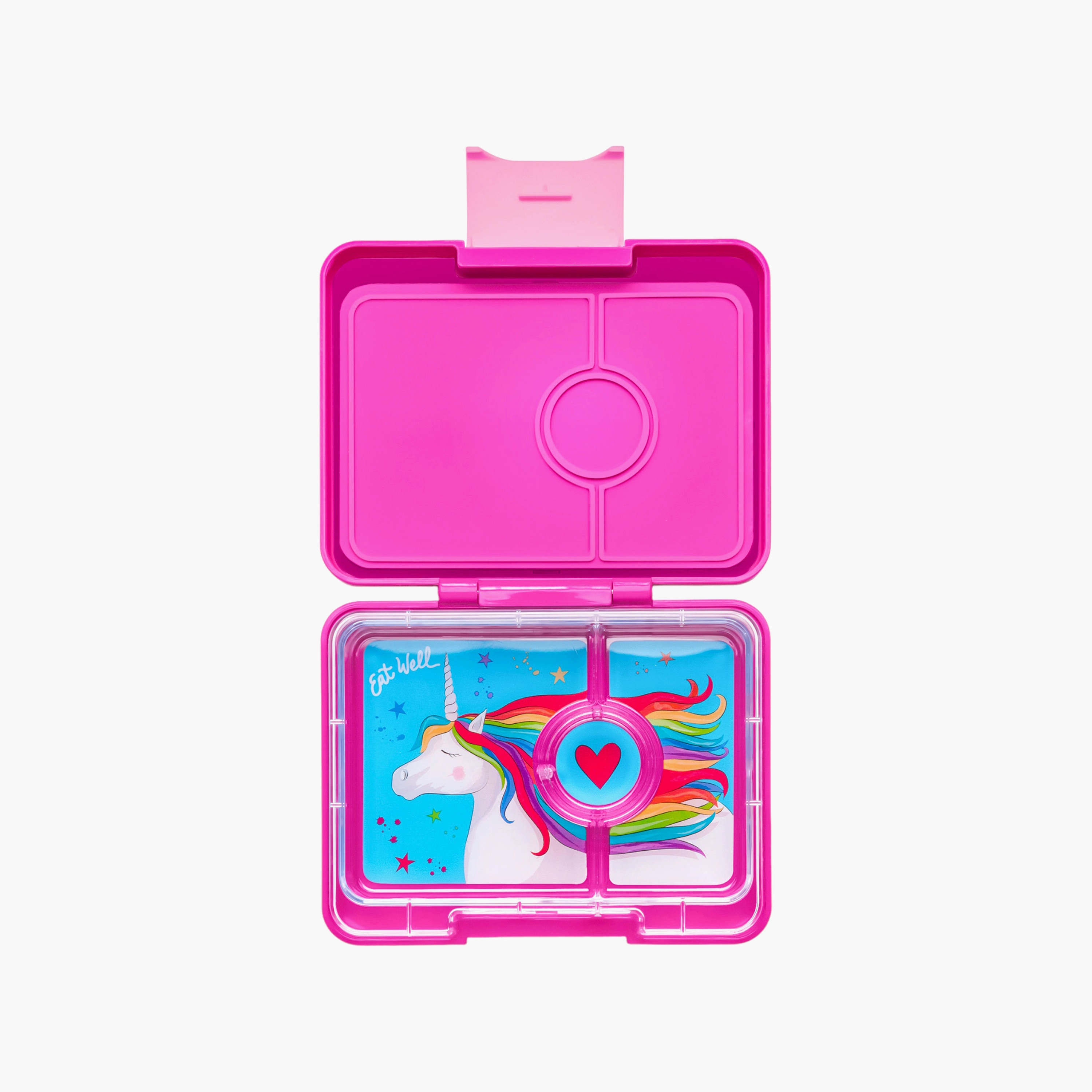 Yumbox Snack 3 Compartments Leakproof Lunch Box, Unicorn, Malibu Purple-school-lunchessentials-lunchboxes-image-2