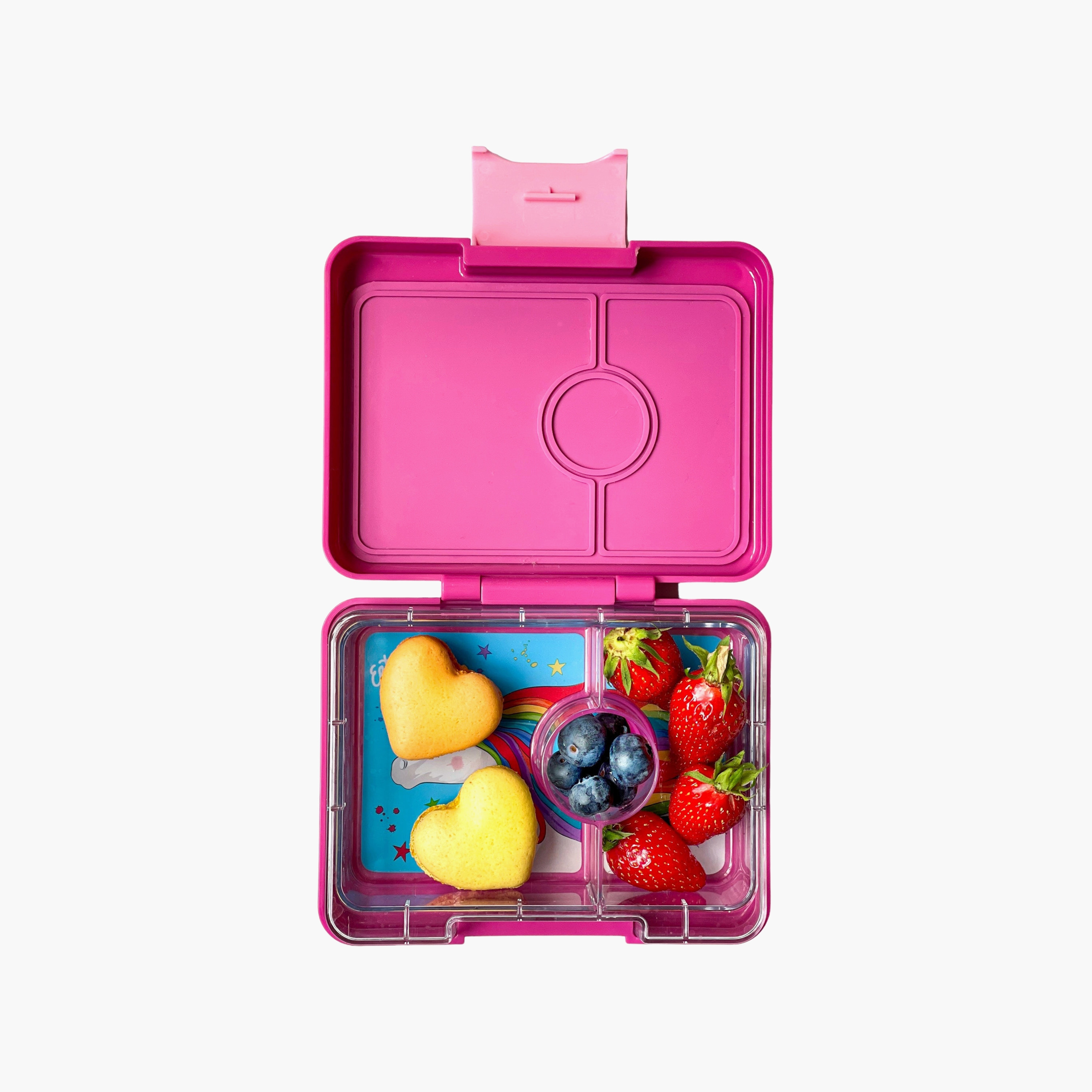 Yumbox Snack 3 Compartments Leakproof Lunch Box, Unicorn, Malibu Purple-school-lunchessentials-lunchboxes-image-3