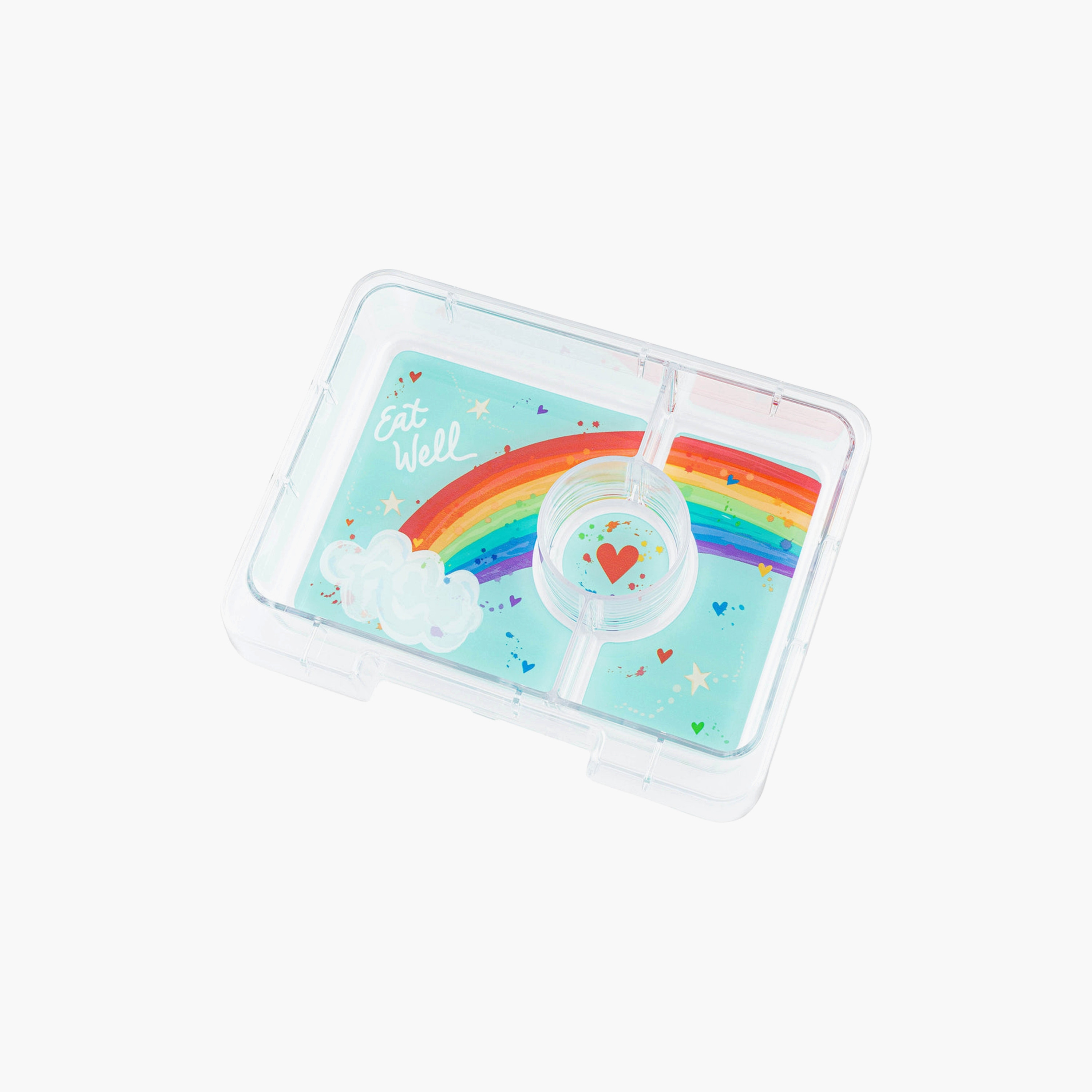 صندوق غداء ضد التسريب 3 أقسام سناك من يامبوكس، راينبو، ميستي أكوا-school-lunchessentials-lunchboxes-image-3