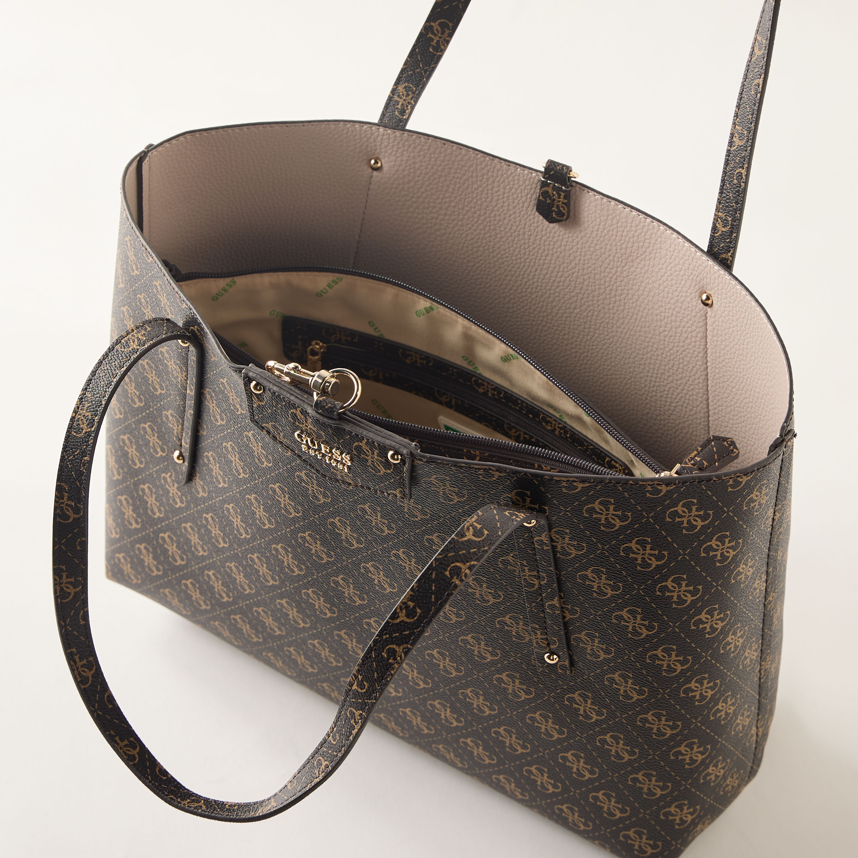 Guess Eco Brenton Tote Bag with Shoulder Bag and Wallet-women-bagsandwallets-handbags-image-8