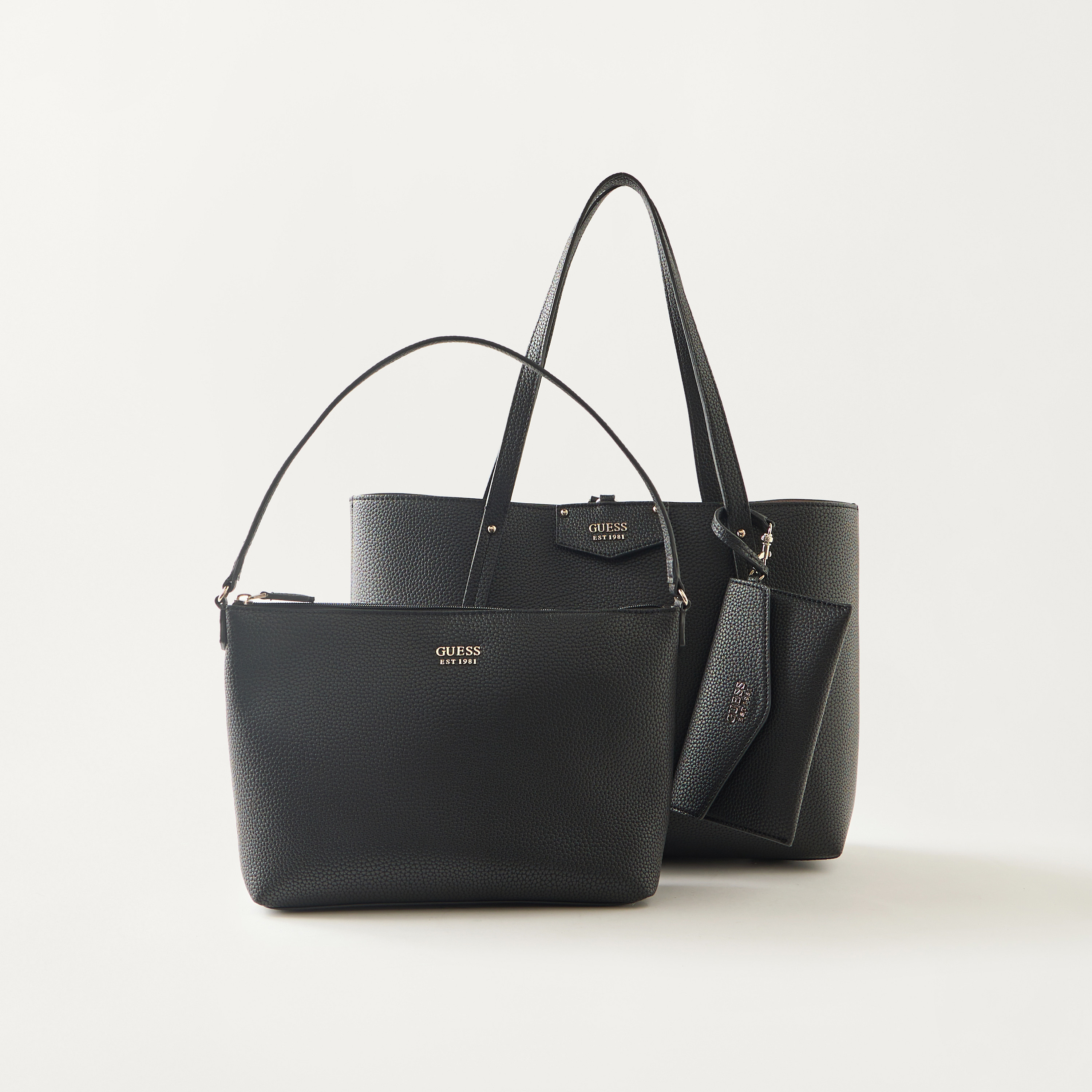 Guess Eco Brenton Tote Bag with Shoulder Bag and Wallet-women-bagsandwallets-handbags-image-1