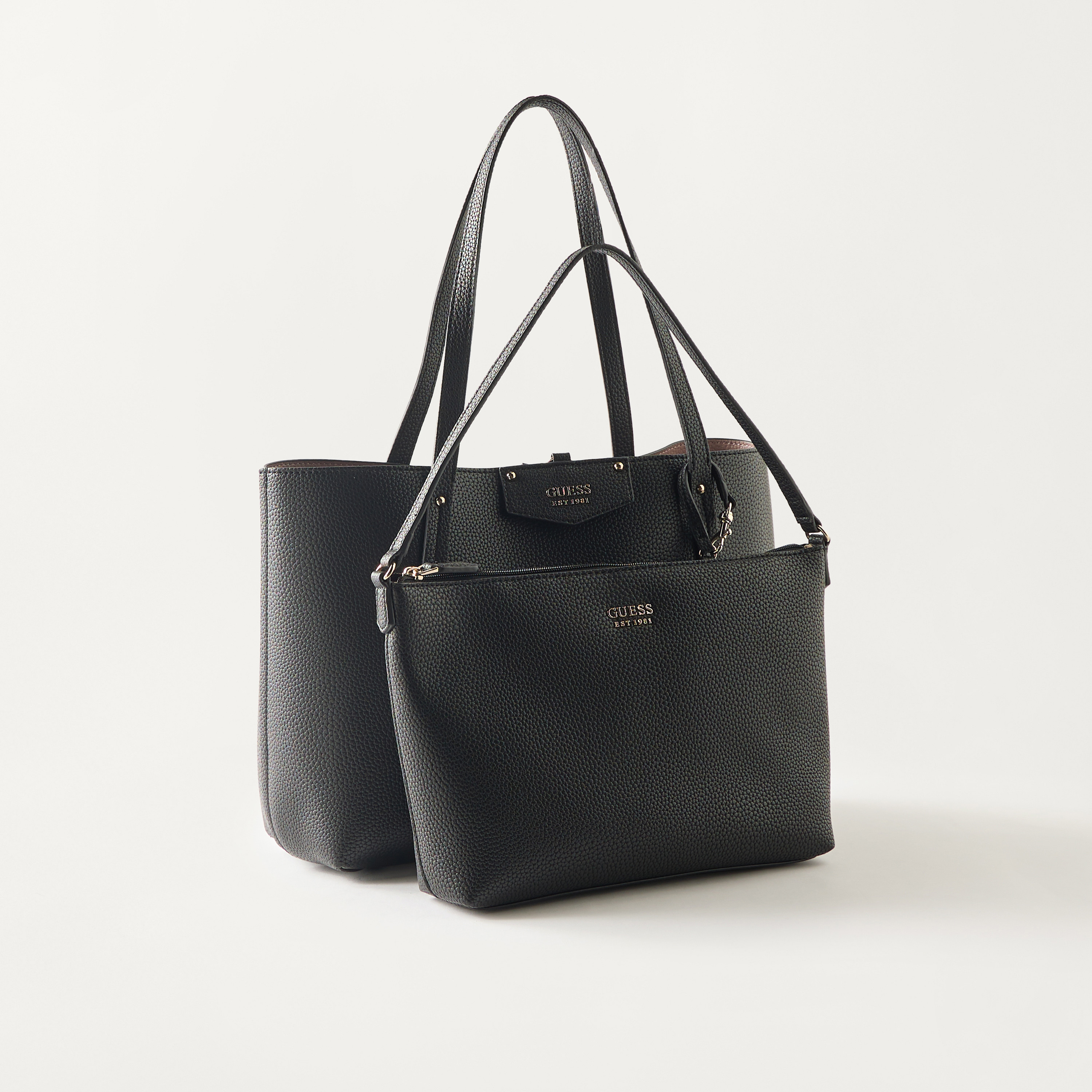 Guess Eco Brenton Tote Bag with Shoulder Bag and Wallet-women-bagsandwallets-handbags-image-4
