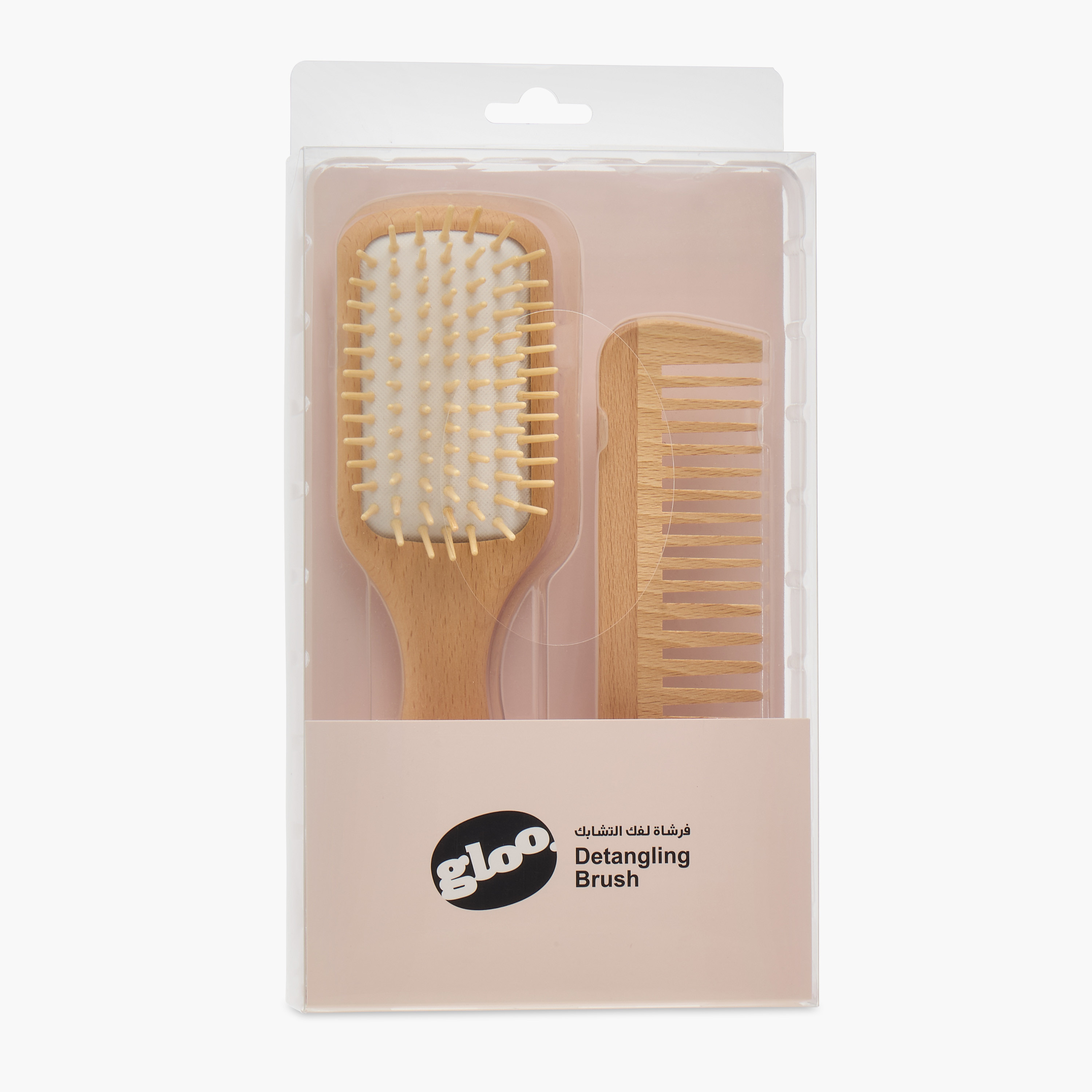 GLOO 2-Piece Detangling Bamboo Paddle Hairbrush and Comb Set-beautyandpersonalcare-hair-stylingtools-hairbrushesandcombs-image-7