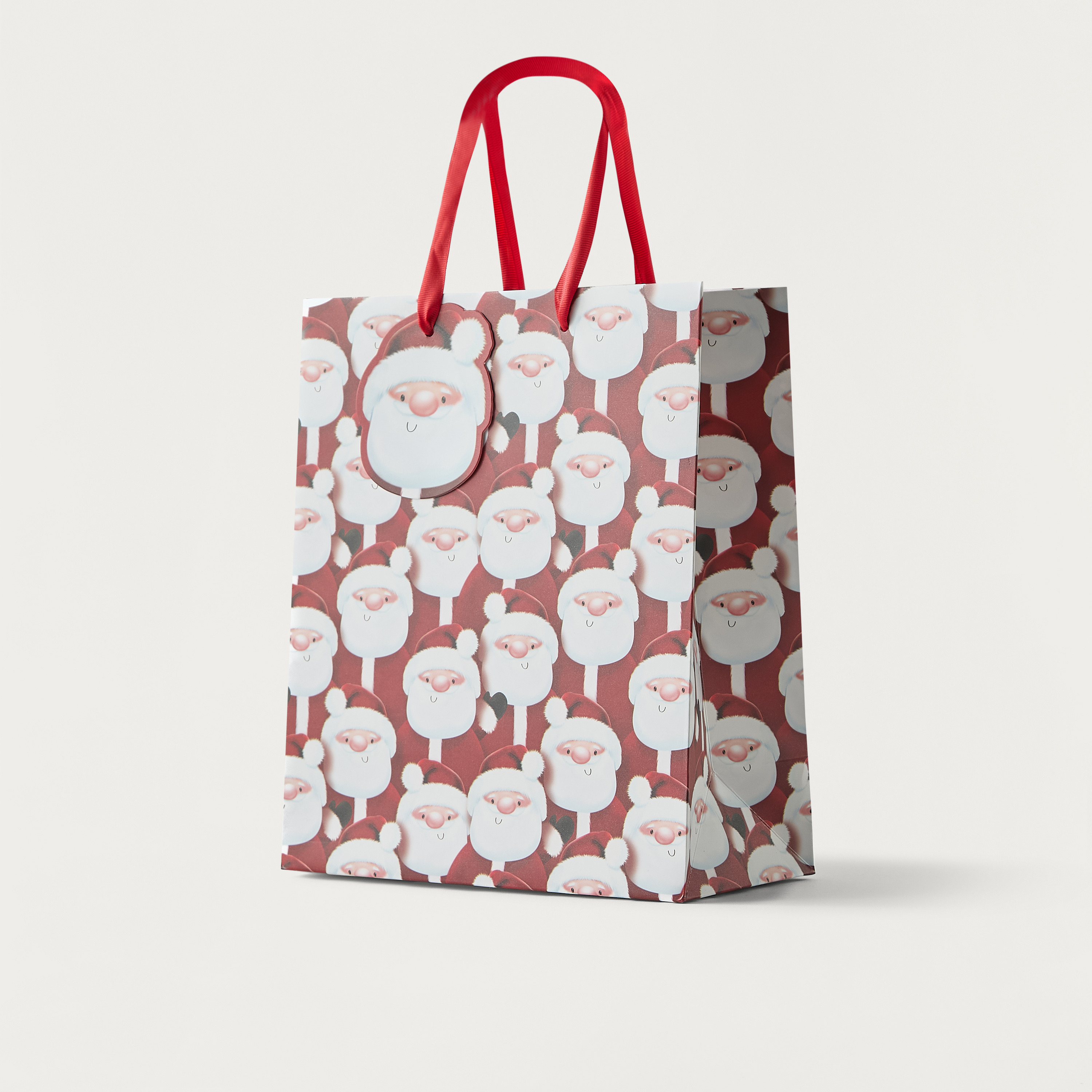 Eurowrap Santa Claus Print Paper Gift Bag - Large-household-giftingaccessories-giftings-image-2