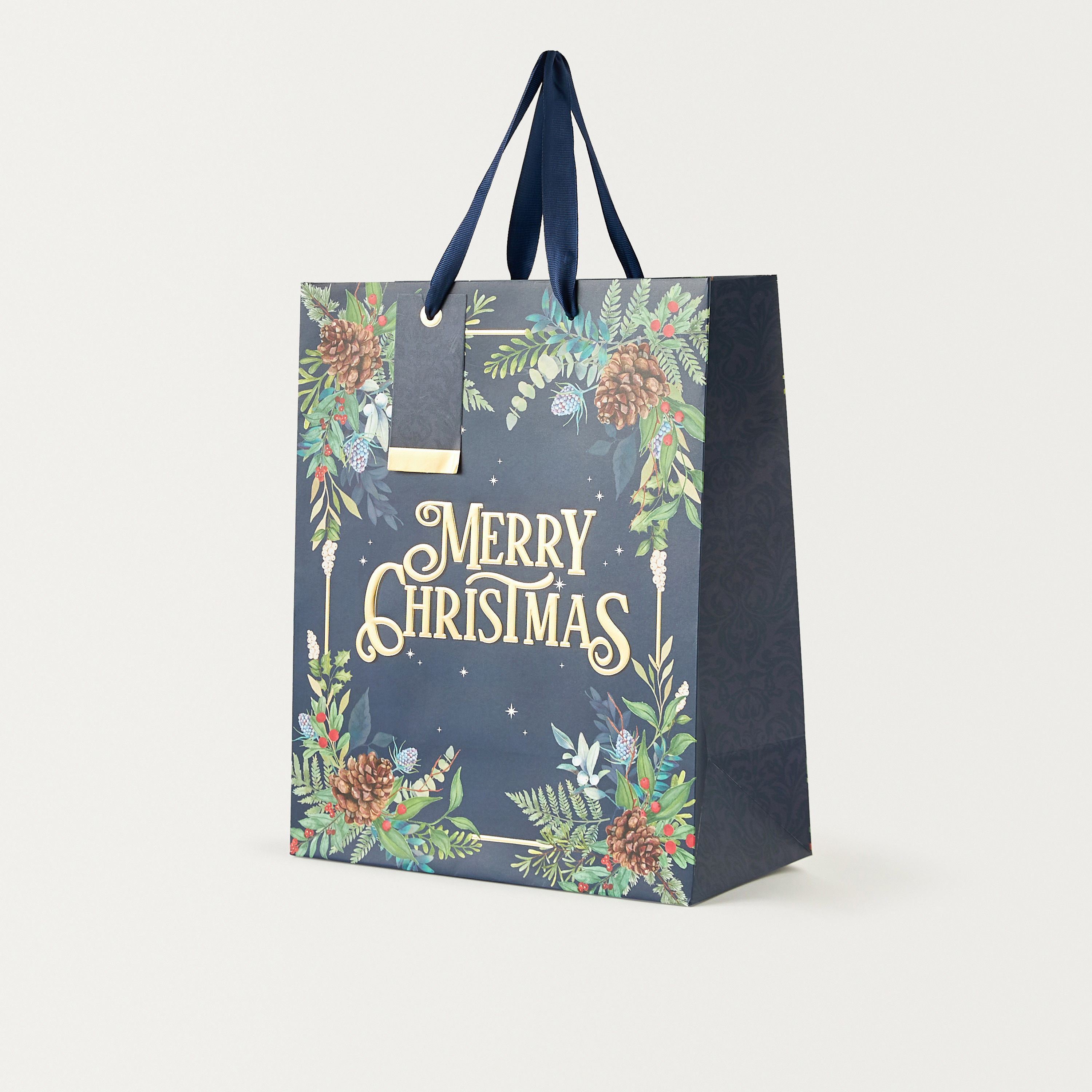 شنطة هدايا ورقية بطبعات من يورو راب - متوسط الحجم-household-giftingaccessories-giftings-image-1