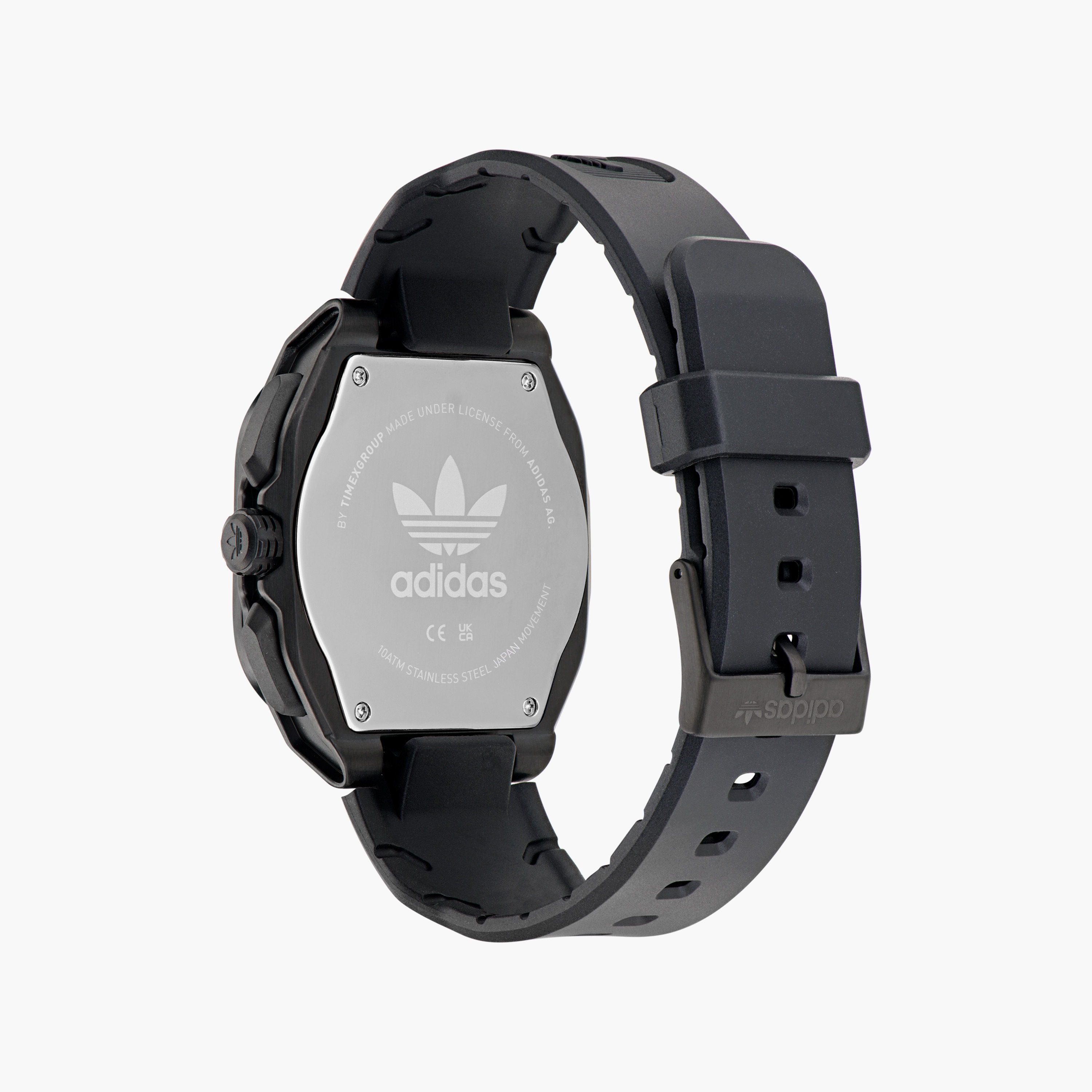 ساعة أديداس للرجال بمقاس 45 ملم ذات كرونوغراف راتنج بلون أسود | AOFH24020-men-watchesandjewellery-watches-image-3