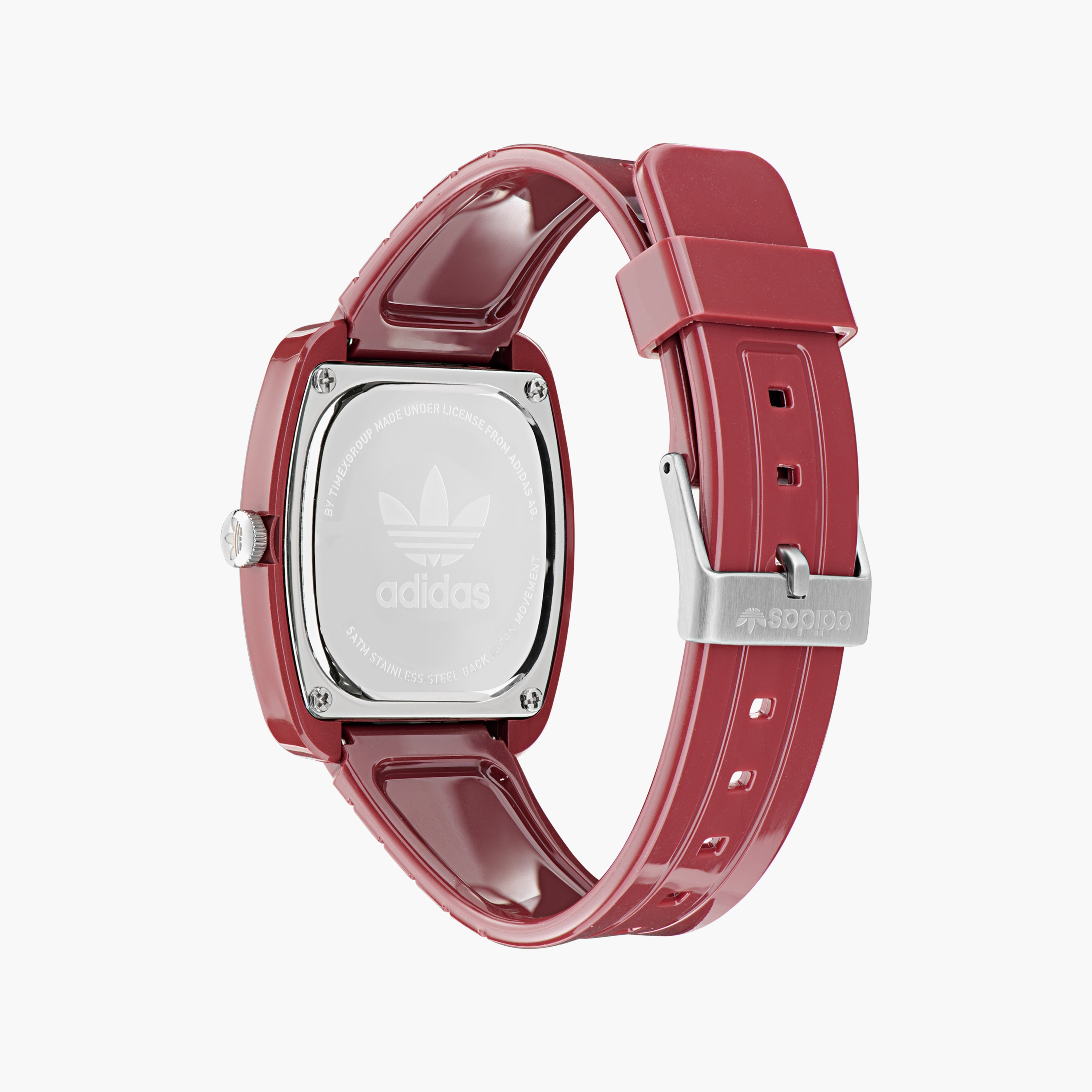 Adidas Burgundy Analog Bio-Based PU Watch | AOSY24028-men-watchesandjewellery-watches-image-3
