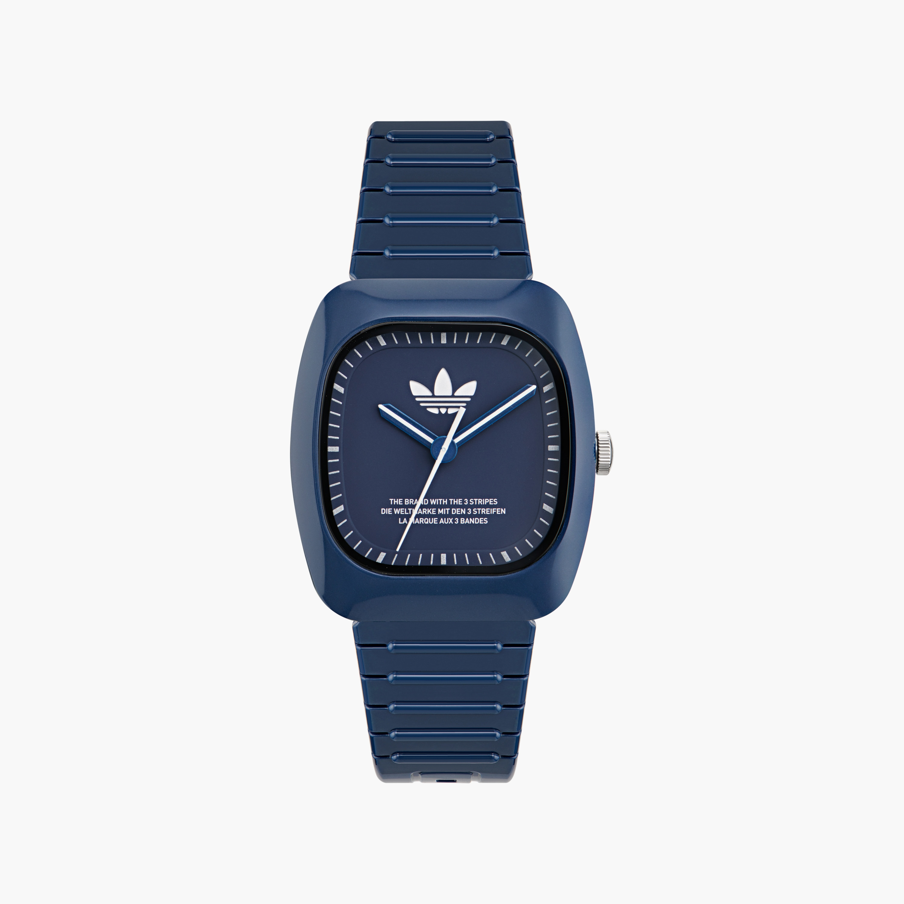ساعة أديداس مصنوعة من بولي يوريثان بأساس حيوي ذات أنالوج بلون ازرق | AOSY24029-men-watchesandjewellery-watches-image-1
