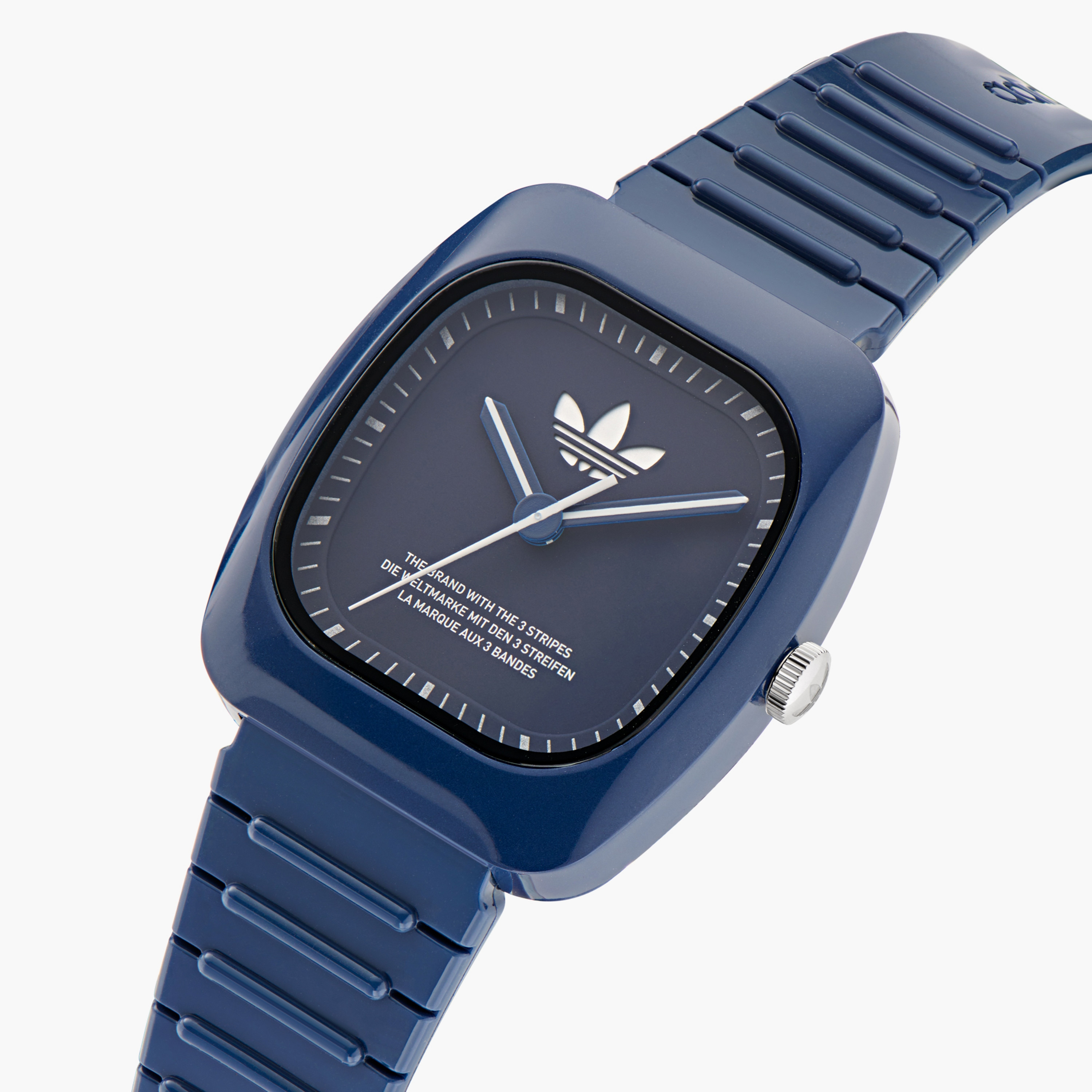 ساعة أديداس مصنوعة من بولي يوريثان بأساس حيوي ذات أنالوج بلون ازرق | AOSY24029-men-watchesandjewellery-watches-image-2