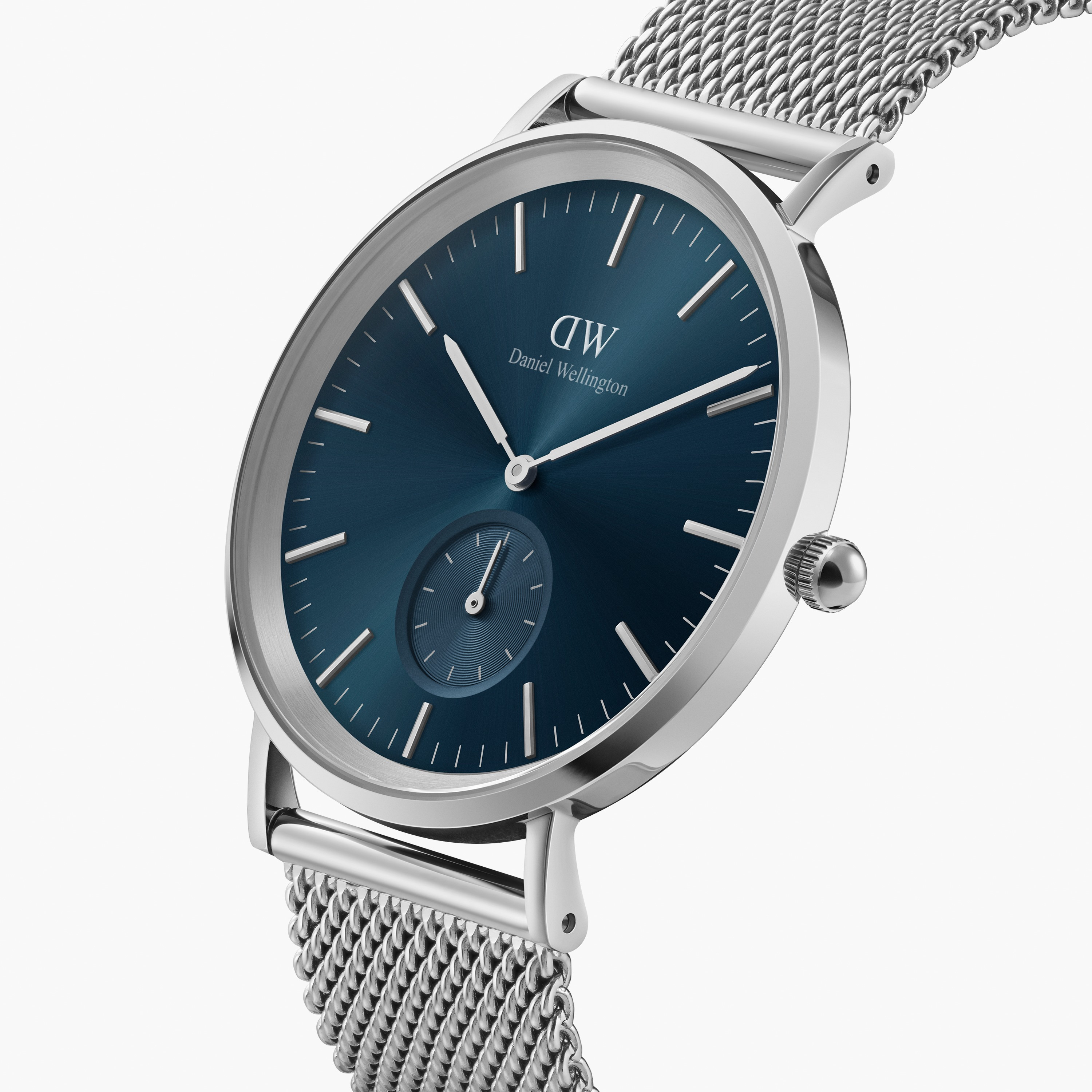 ساعة انالوج من دانييل ويلينغتون للرجال مع 40 مم بلون فضي من ستانلس ستيل | DW00100710-men-watchesandjewellery-watches-image-2