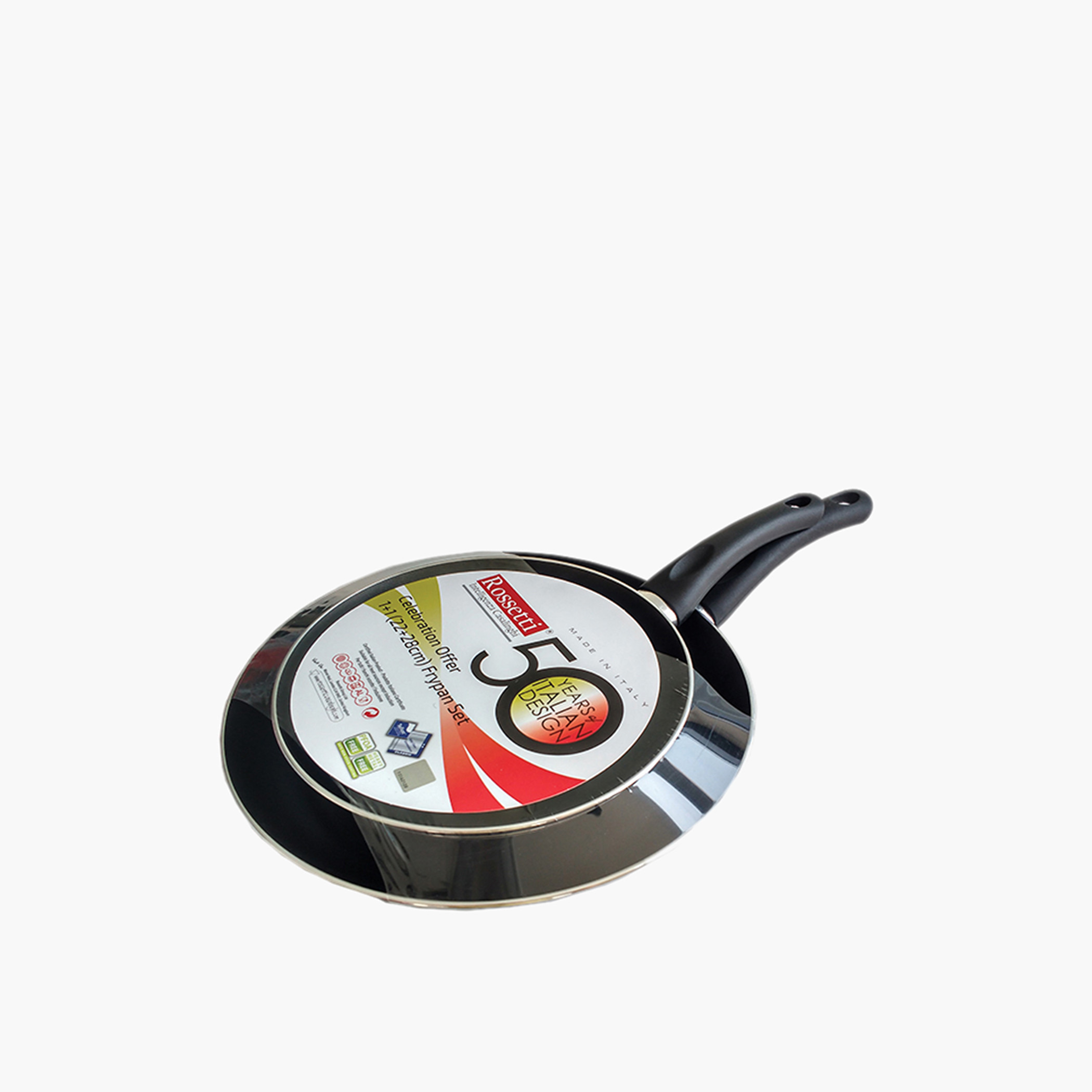 Rossetti 2-Piece Aluminium Frying Pan Set-household-kitchen-cookware-potsandpans-image-1