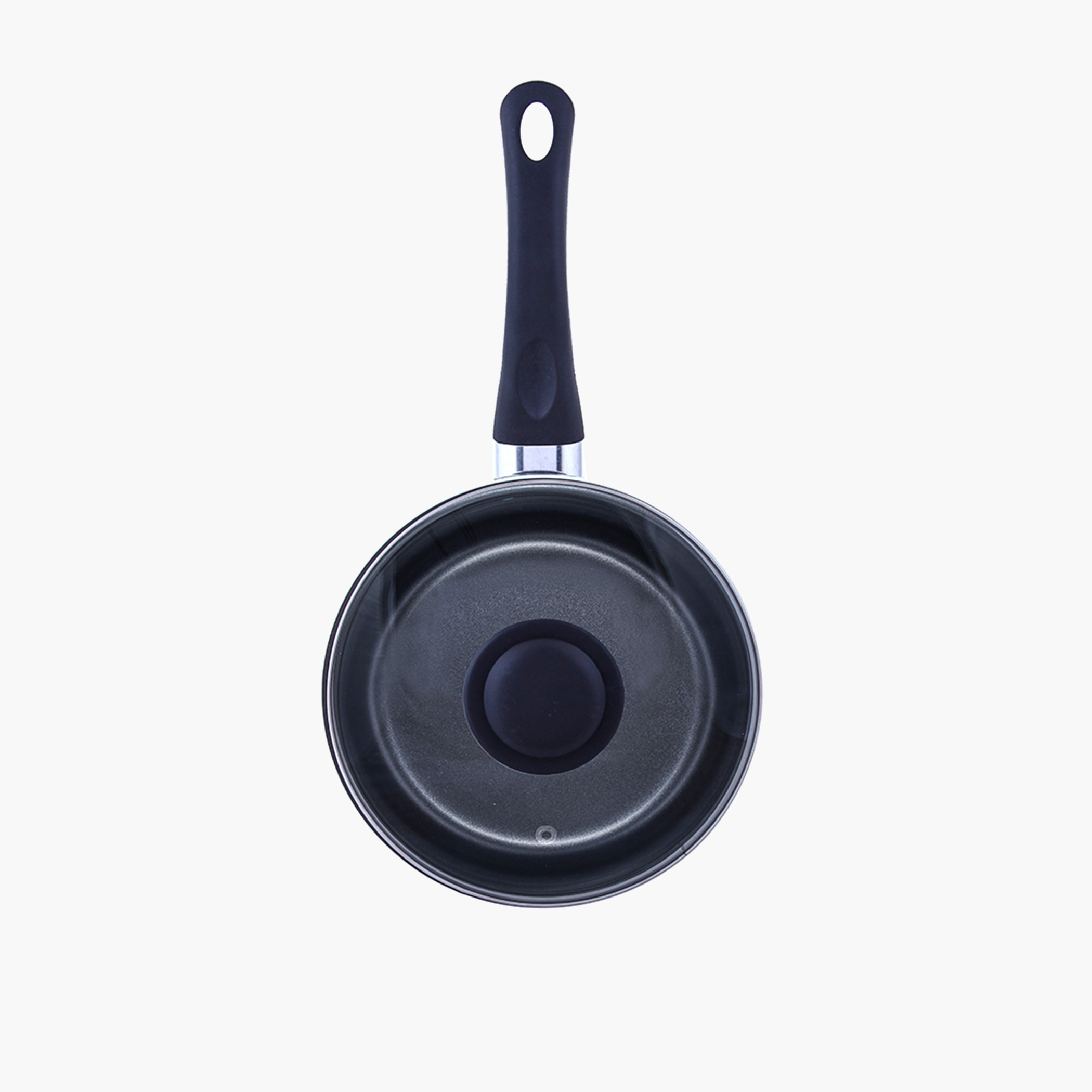 قدر صلصلة ألومنيوم بغطاء زجاجي  ميلانو من روسيتي - 20 سم-household-kitchen-cookware-potsandpans-image-2